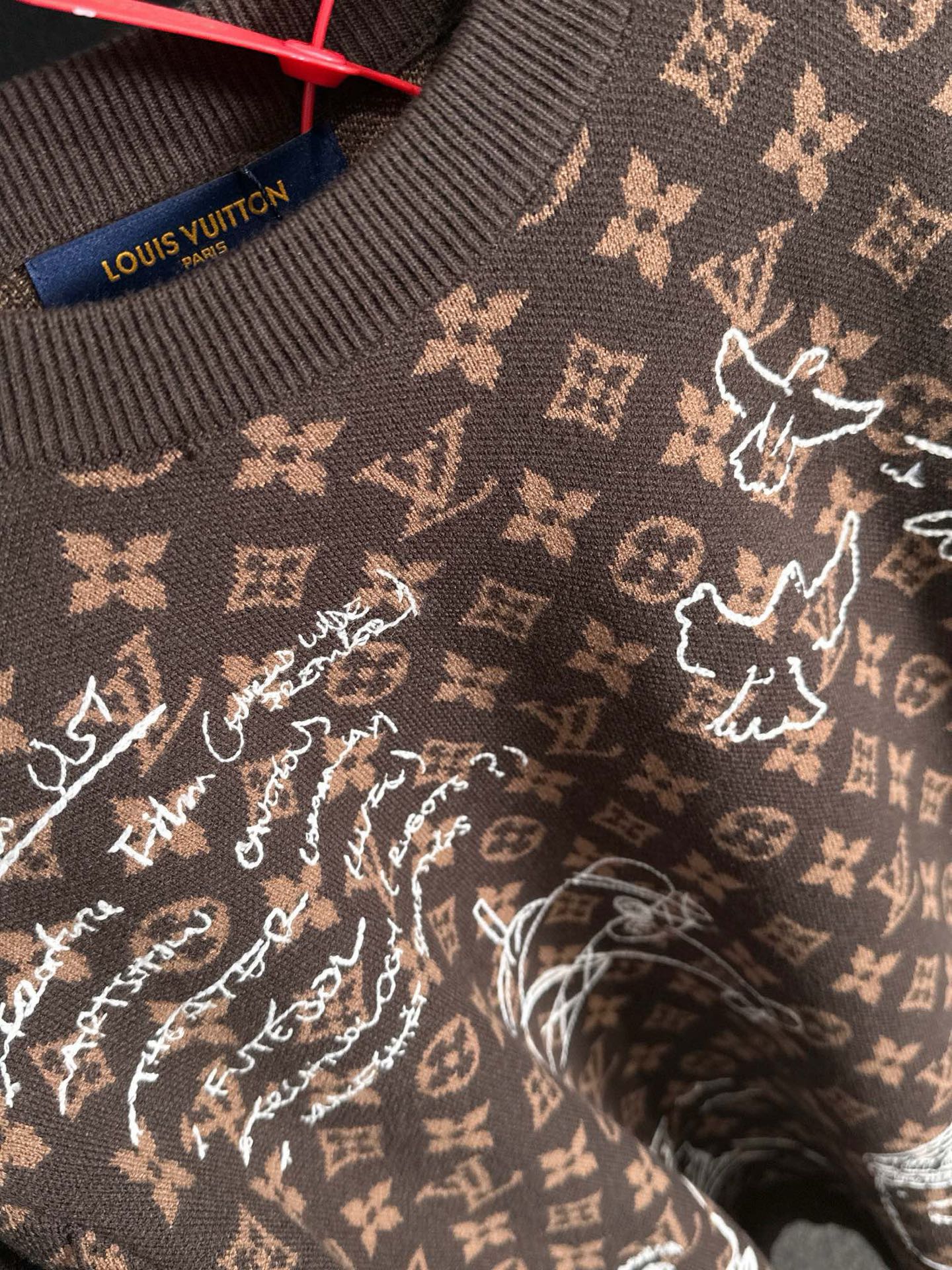 Louis Vuitton Basic Clothing Wool Brown S-xl