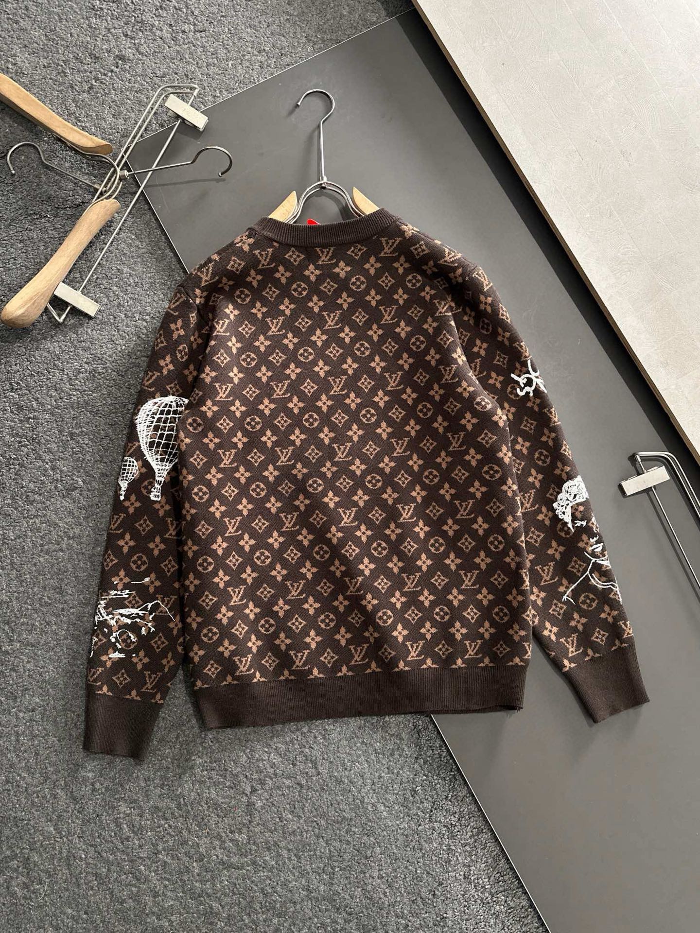 Louis Vuitton Basic Clothing Wool Brown S-xl