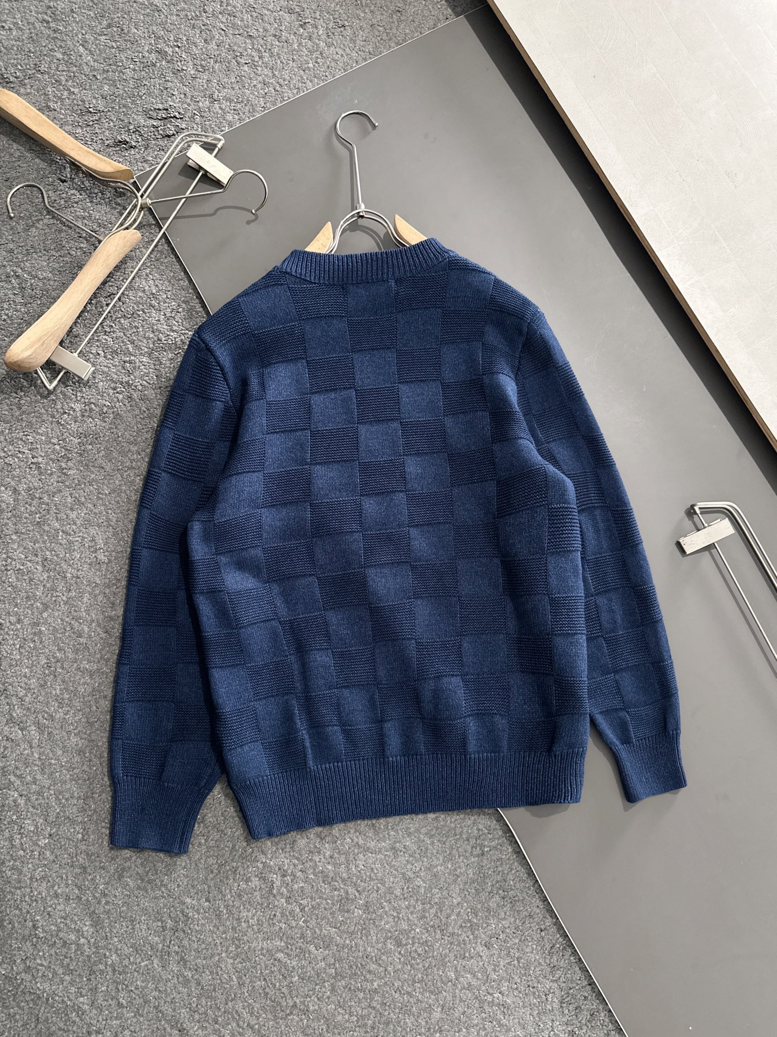 Louis Vuitton Couple Basic Clothing Wool White S-xl