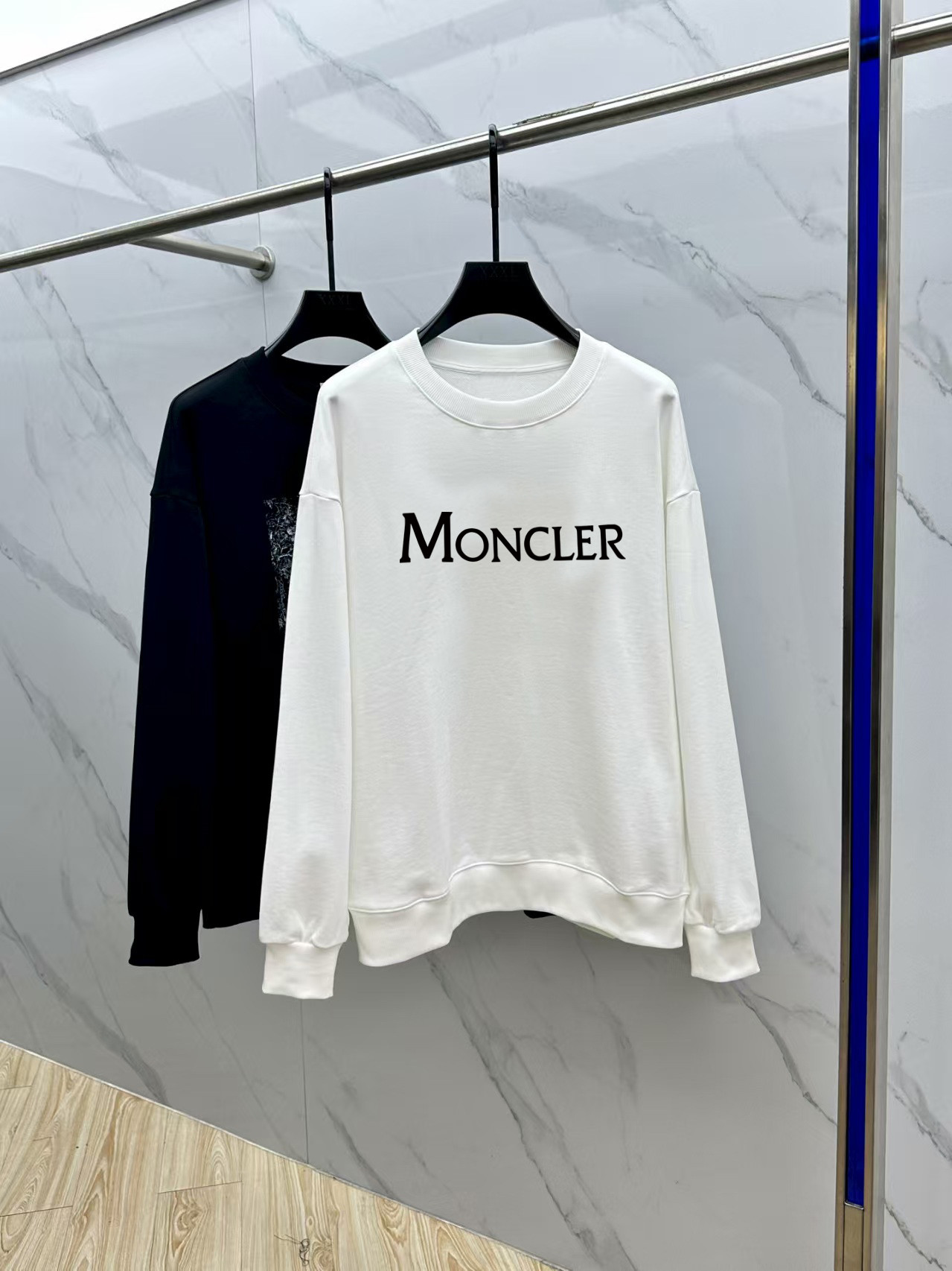 Moncler Couple Hoodie Cotton Black Printed M-l-xl