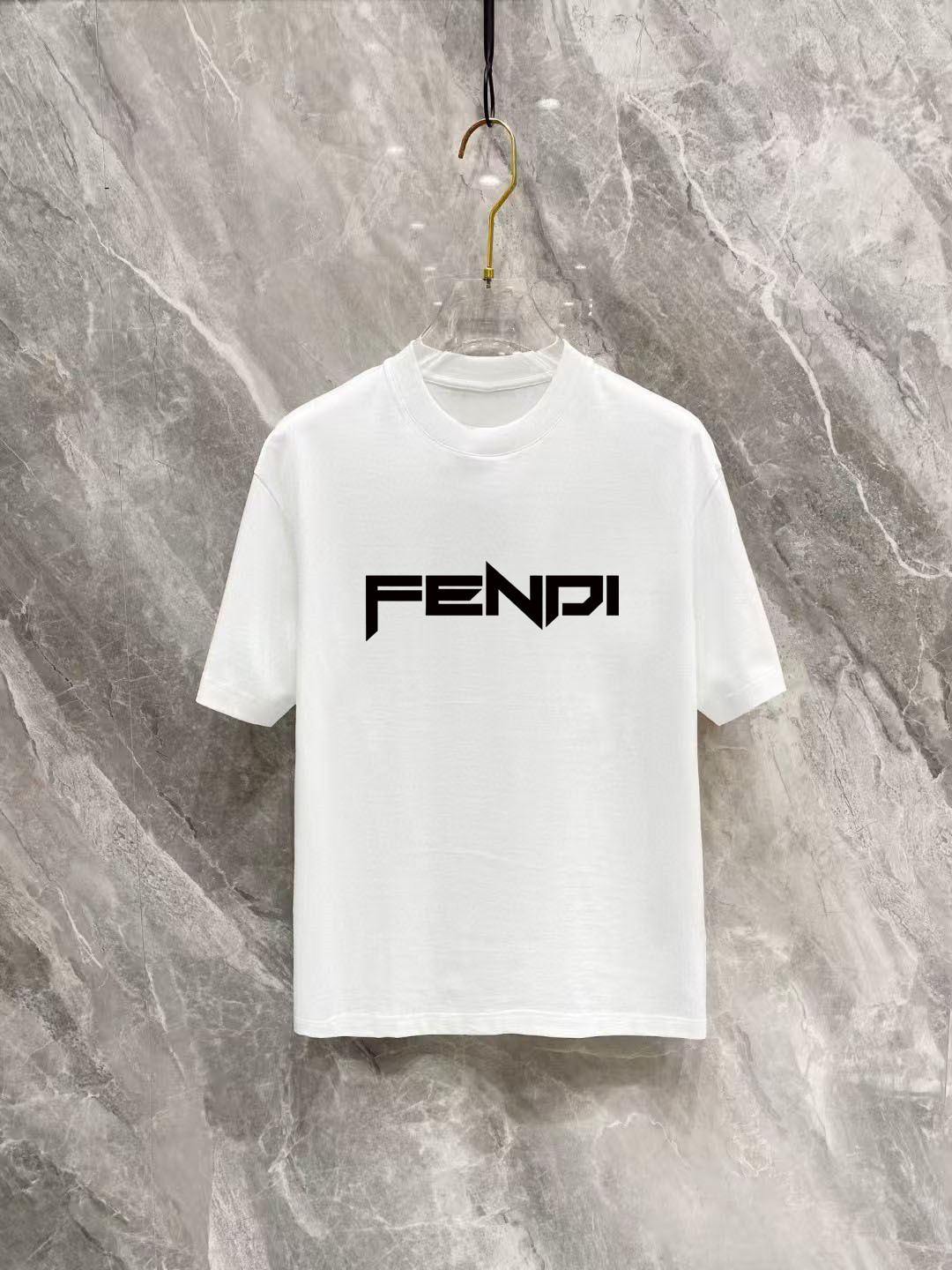 Fendi Basic Clothing Cotton Black Printed S-m-l-xl-xxl
