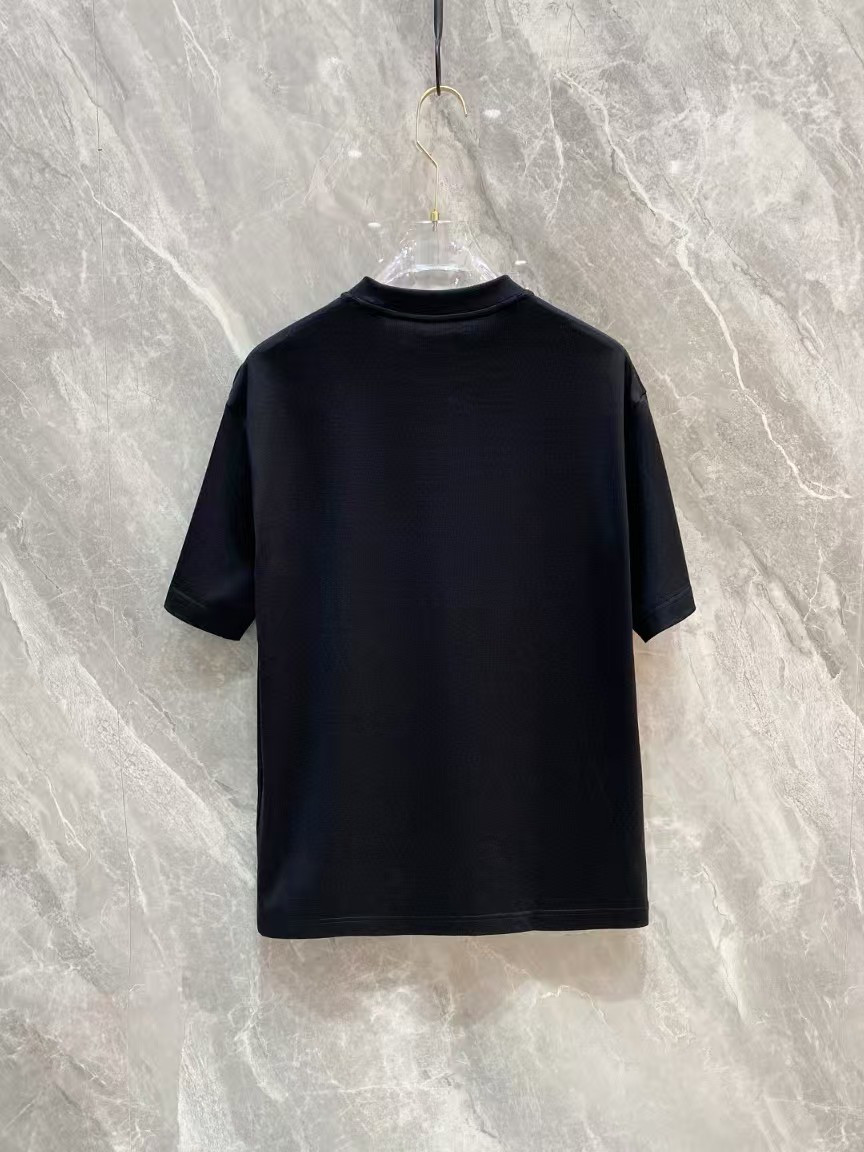 Hermès Basic Clothing Cotton Black Printed S-m-l-xl-xxl