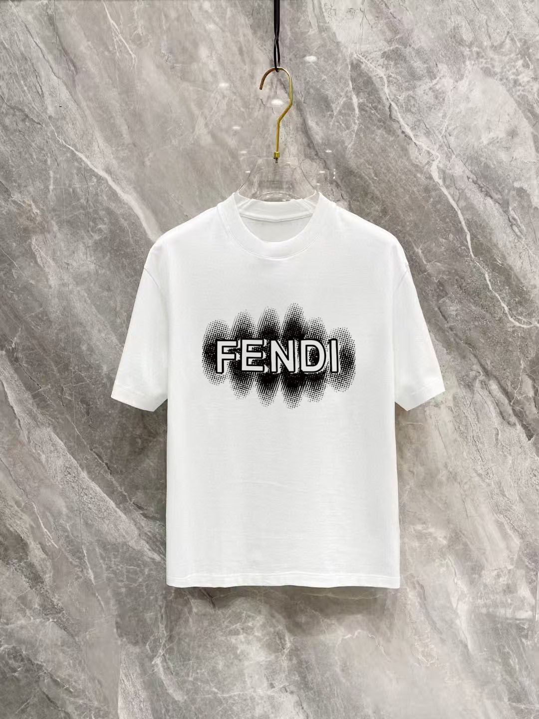 Fendi Basic Clothing Cotton Black Printed S-m-l-xl-xxl
