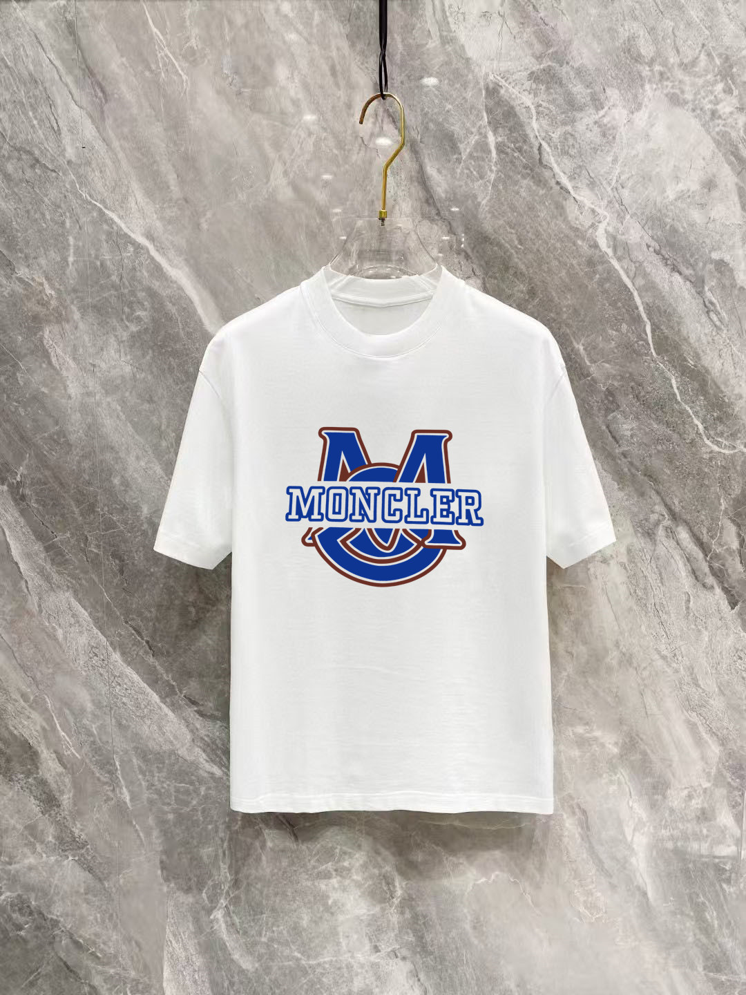 Moncler Basic Clothing Cotton Black Printed S-m-l-xl-xxl