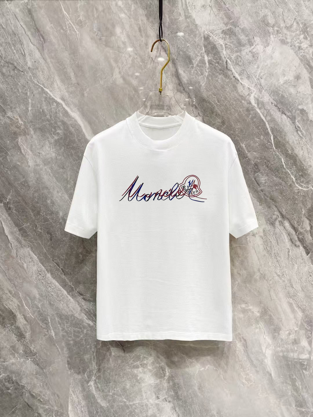 Moncler Basic Clothing Cotton Black Printed S-m-l-xl-xxl