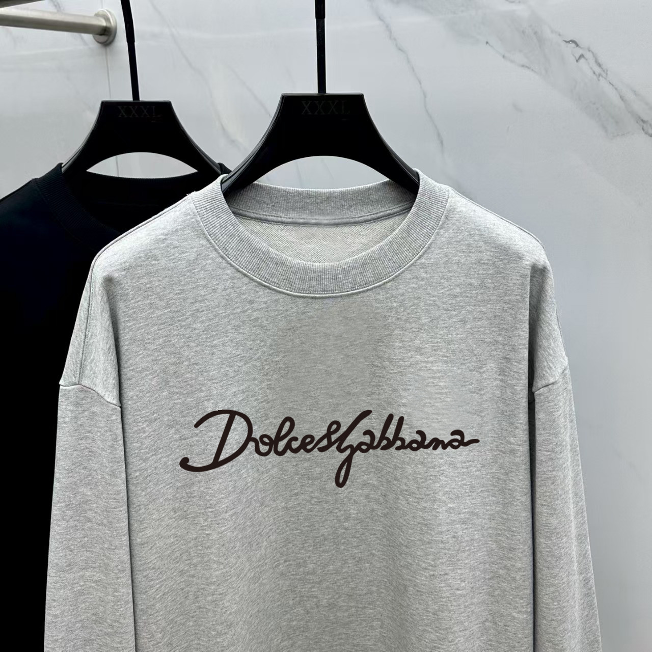 Dolcegabbana Couple Hoodie Cotton Black Printed M-l-xl
