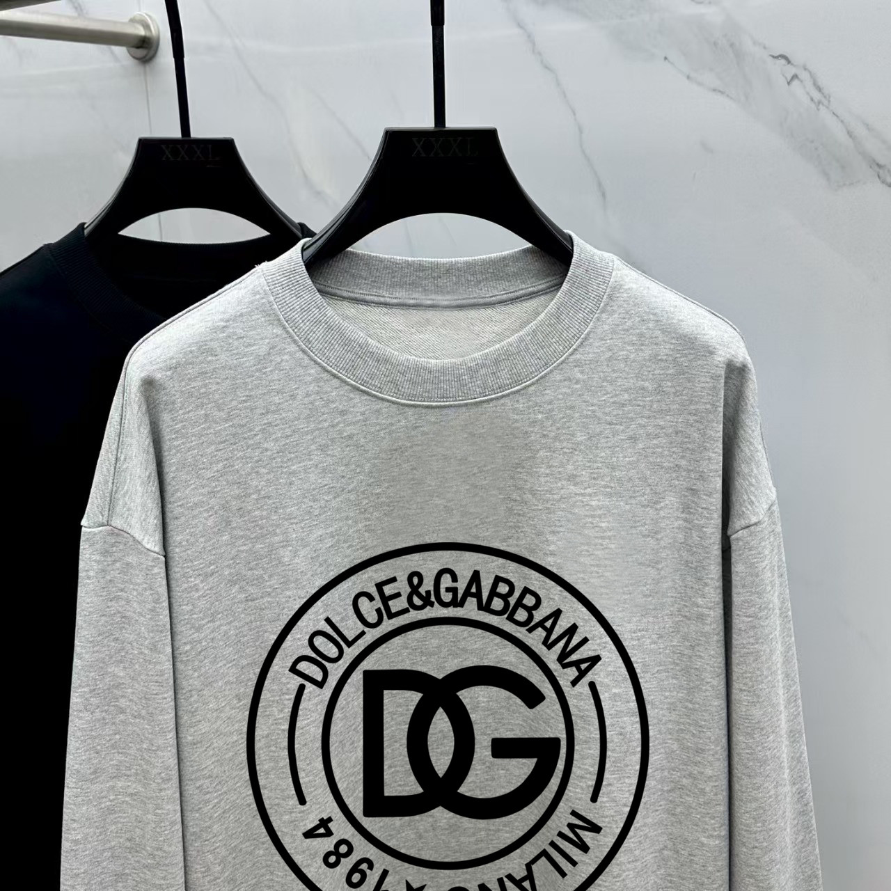Dolcegabbana Couple Hoodie Cotton Black Printed M-l-xl