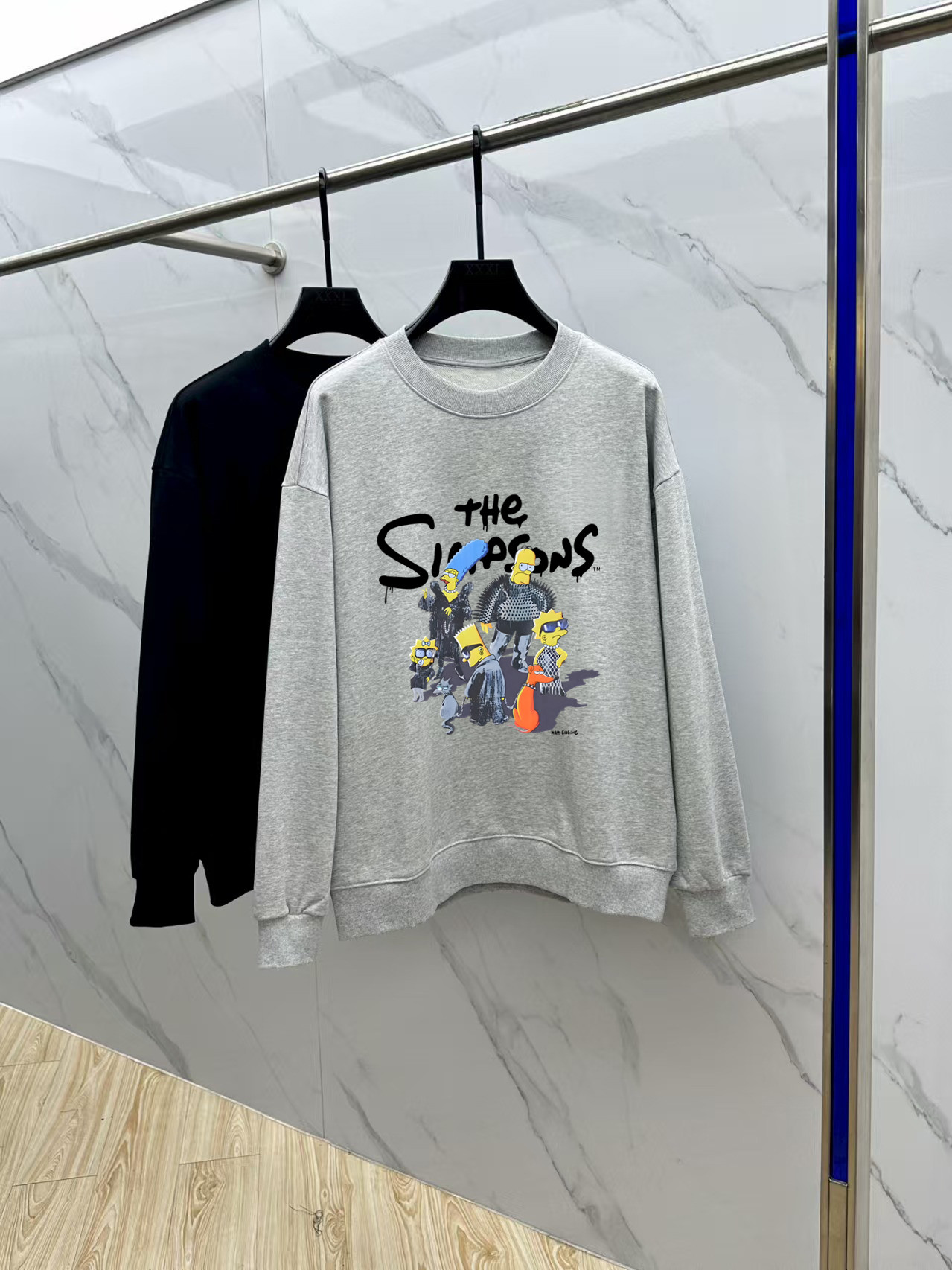 Balenciaga Couple Hoodie Cotton Black Printed M-l-xl