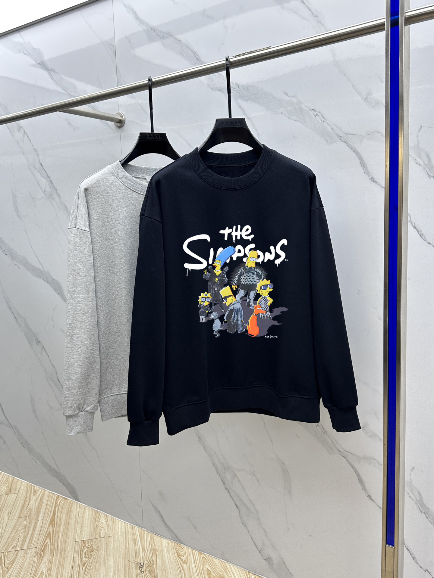 Balenciaga Couple Hoodie Cotton Black Printed M-l-xl