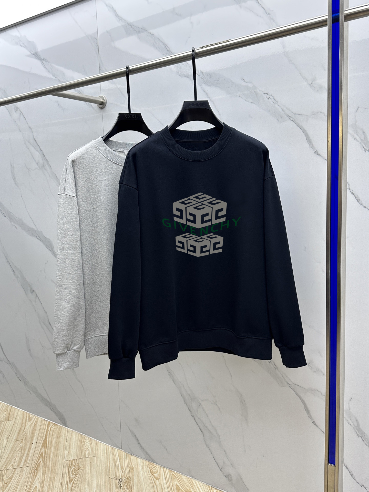 Givenchy Couple Hoodie Cotton Black Printed M-l-xl