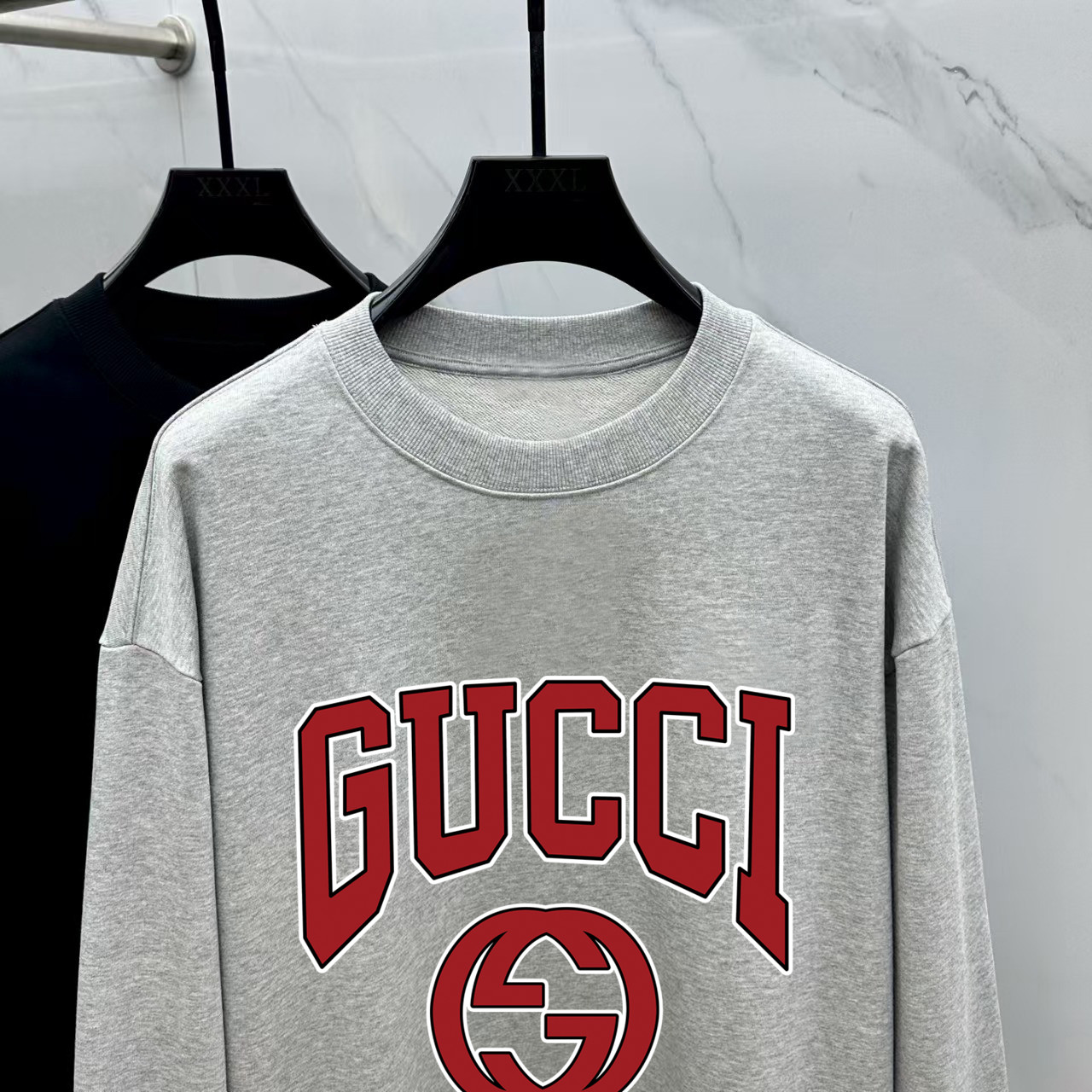 Gucci Couple Hoodie Cotton Black Printed M-l-xl