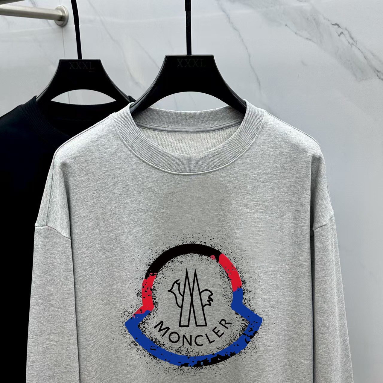 Moncler Couple Hoodie Cotton Black Printed M-l-xl