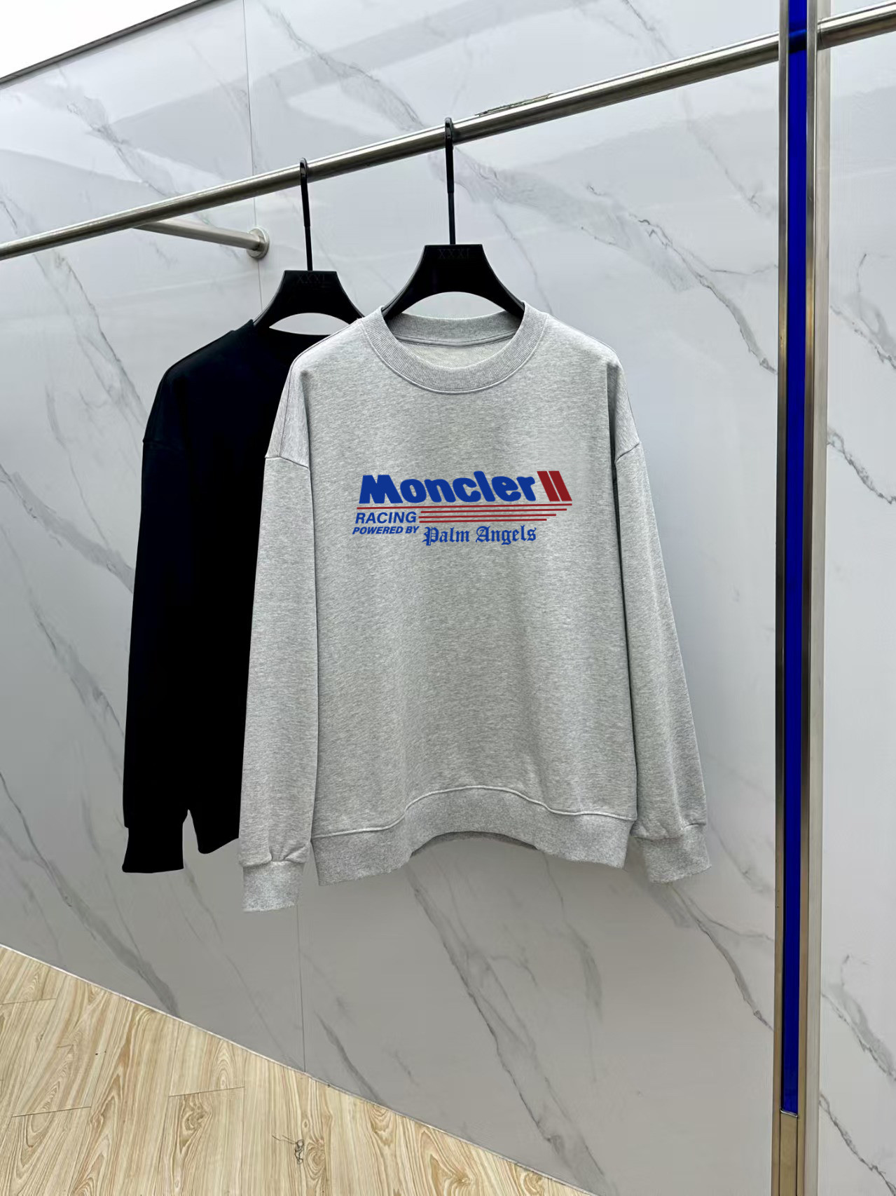 Moncler Couple Hoodie Cotton Black Printed M-l-xl