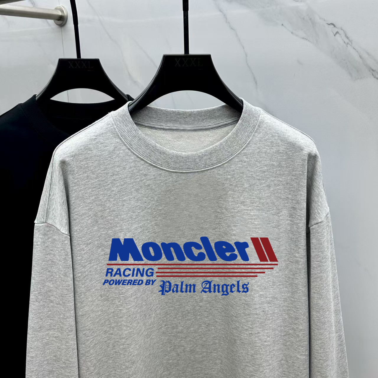 Moncler Couple Hoodie Cotton Black Printed M-l-xl