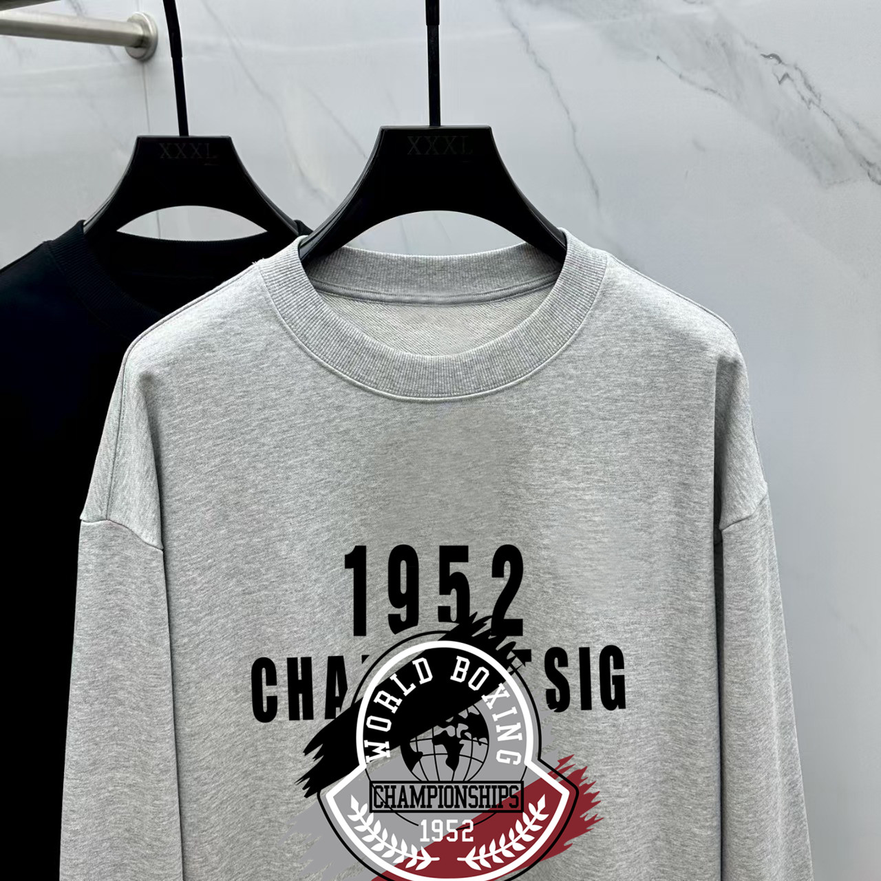 Moncler Couple Hoodie Cotton Black Printed M-l-xl