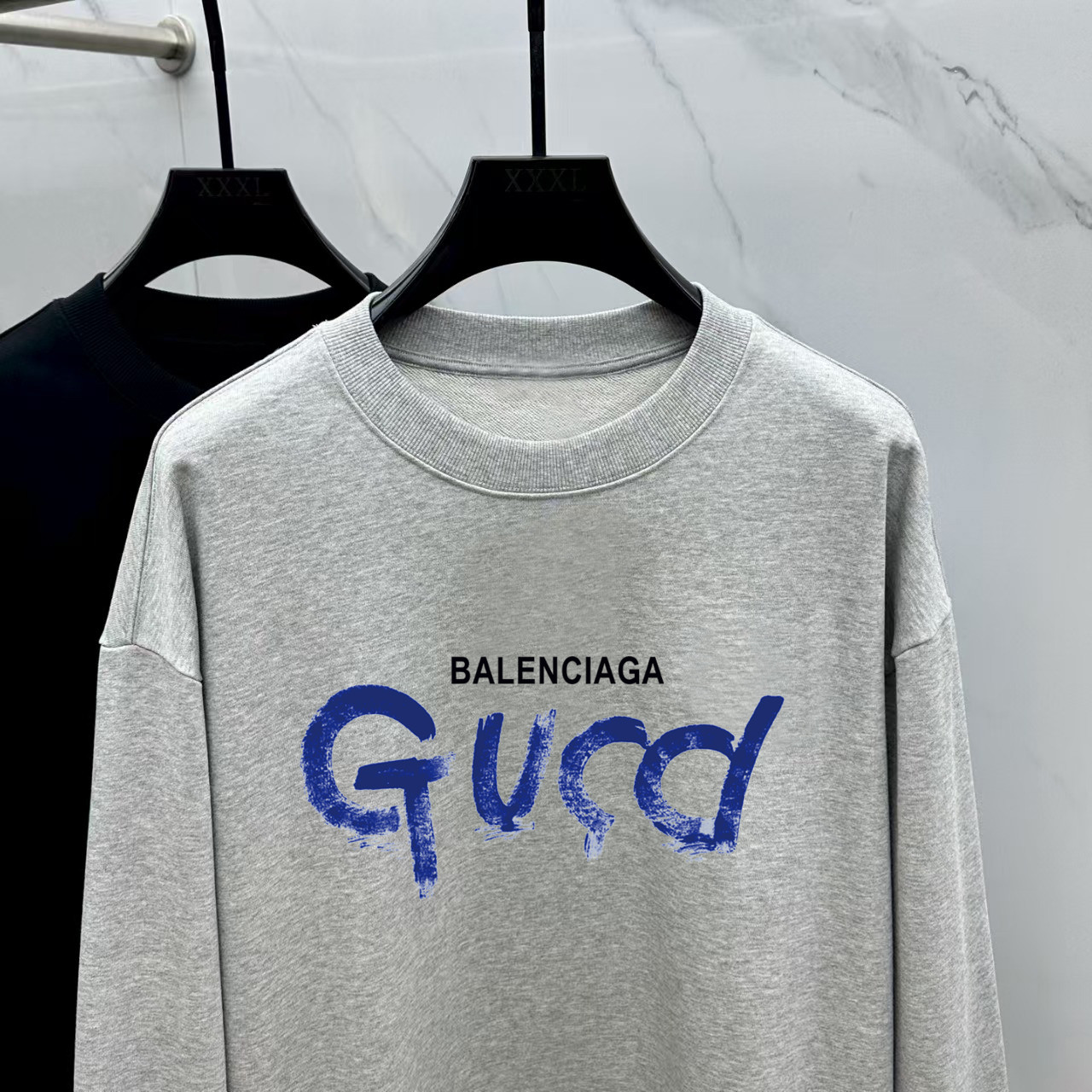 Gucci Couple Hoodie Cotton Black Printed M-l-xl