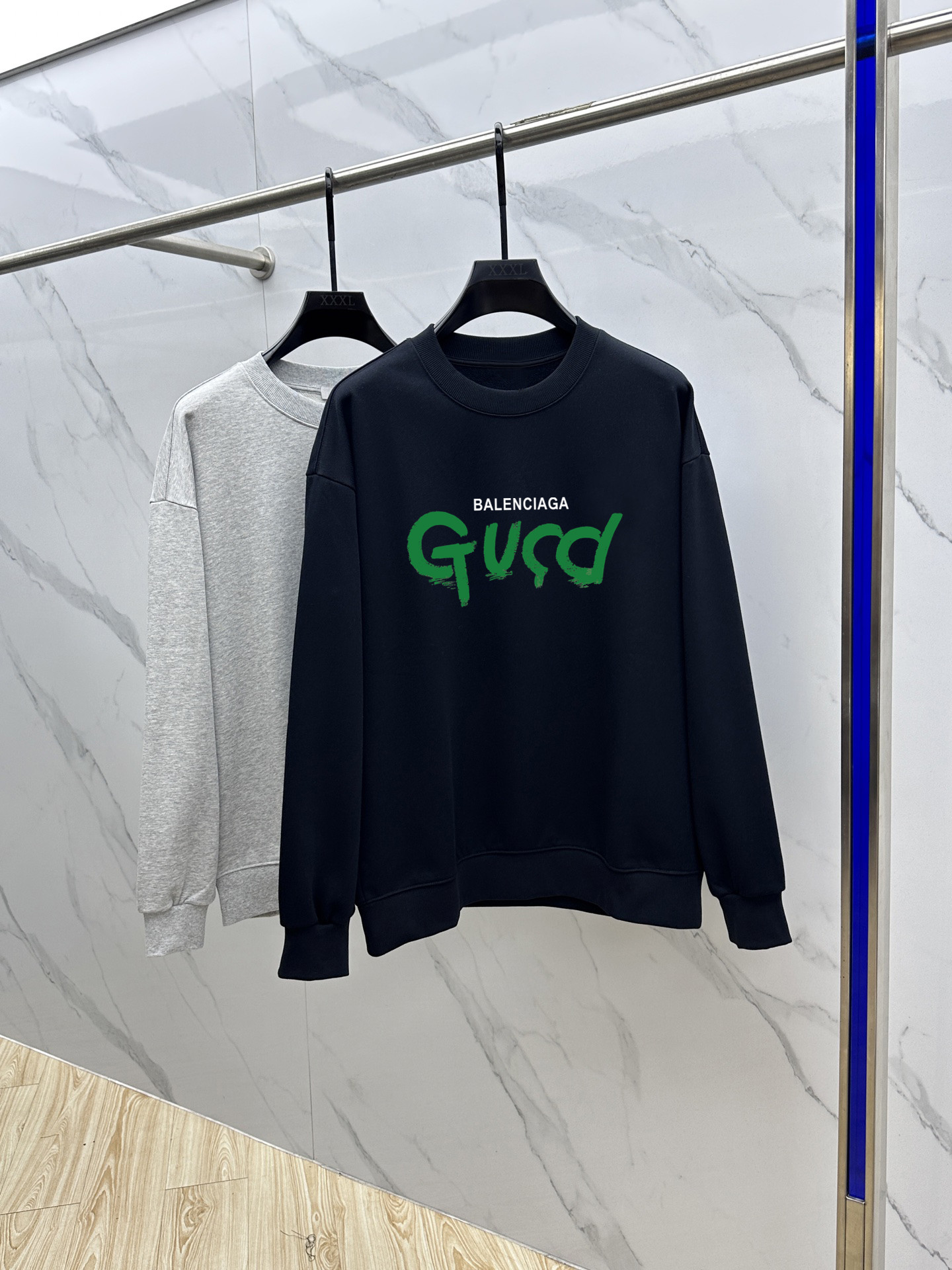 Gucci Couple Hoodie Cotton Black Printed M-l-xl