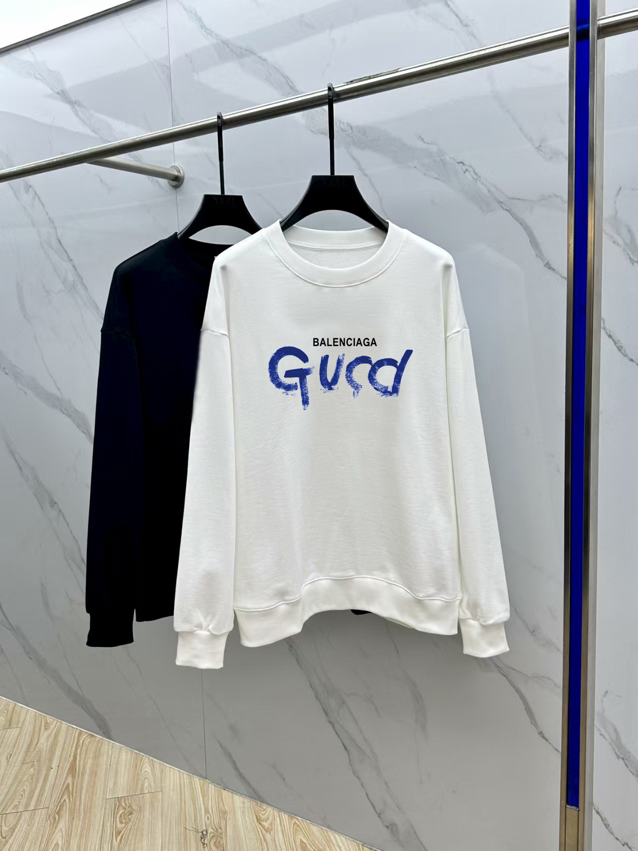 Gucci Couple Hoodie Cotton Black Printed M-l-xl
