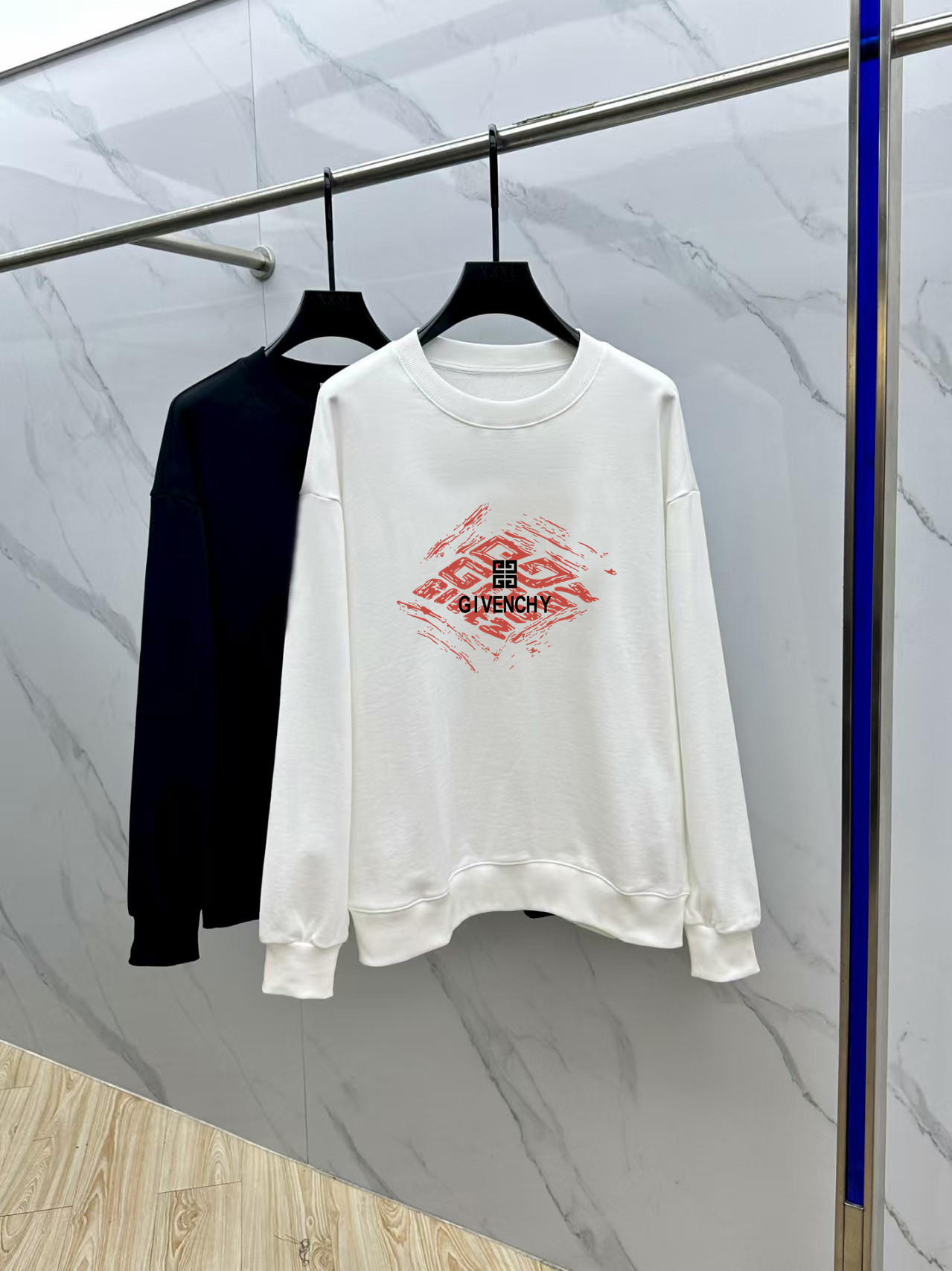 Givenchy Couple Hoodie Cotton Black Printed M-l-xl