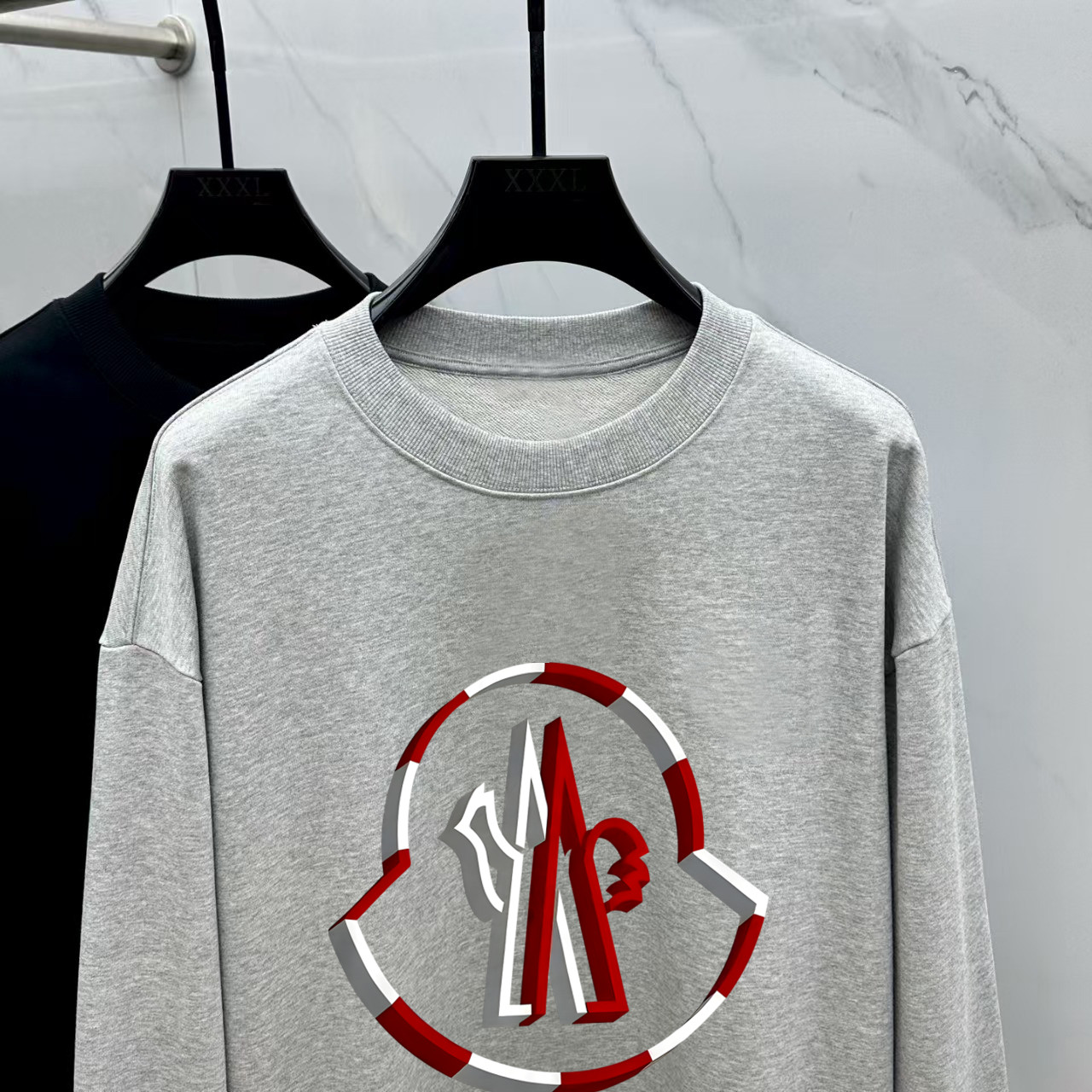 Moncler Couple Hoodie Cotton Black Printed M-l-xl