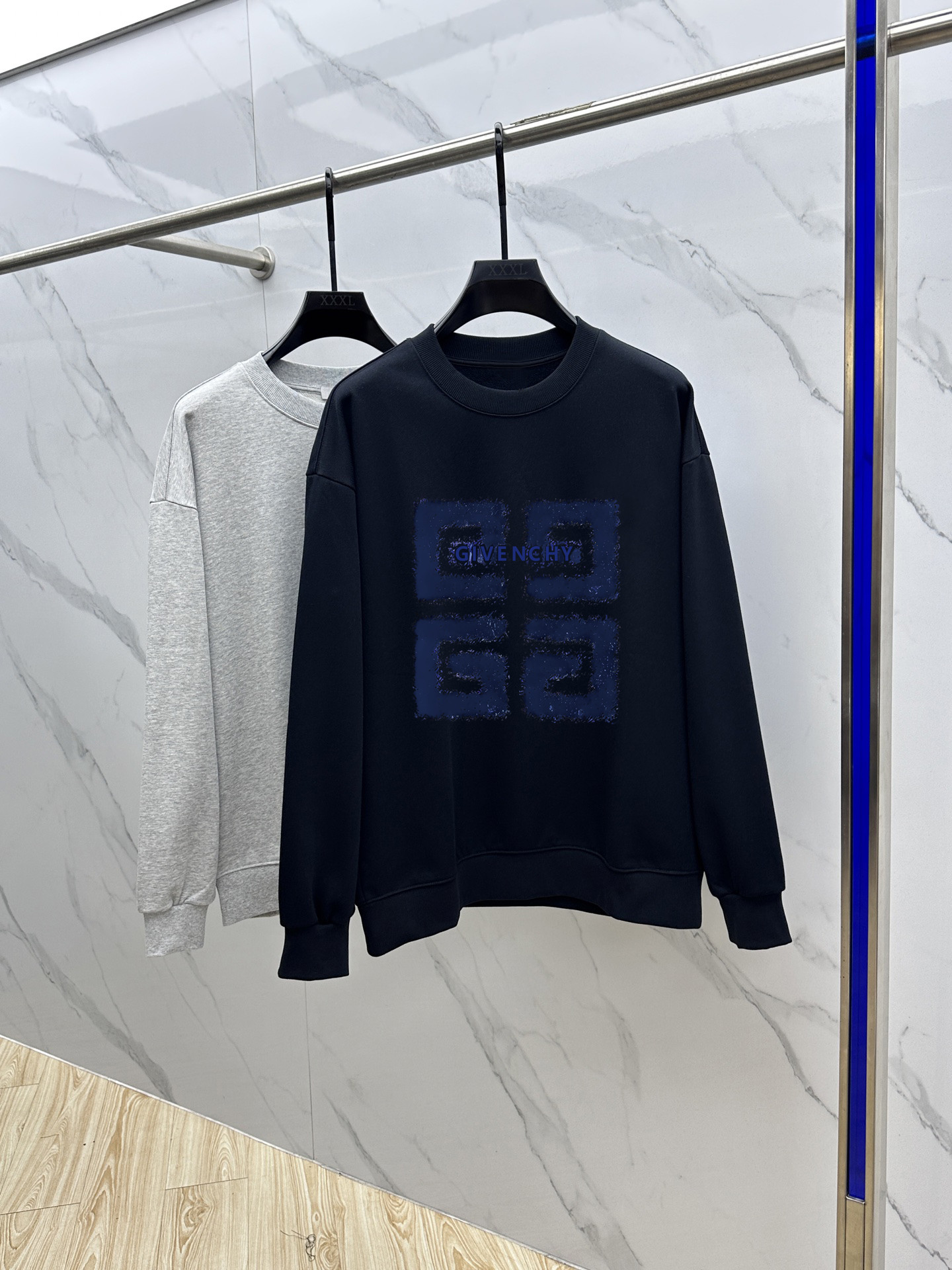 Givenchy Couple Hoodie Cotton Black Printed M-l-xl