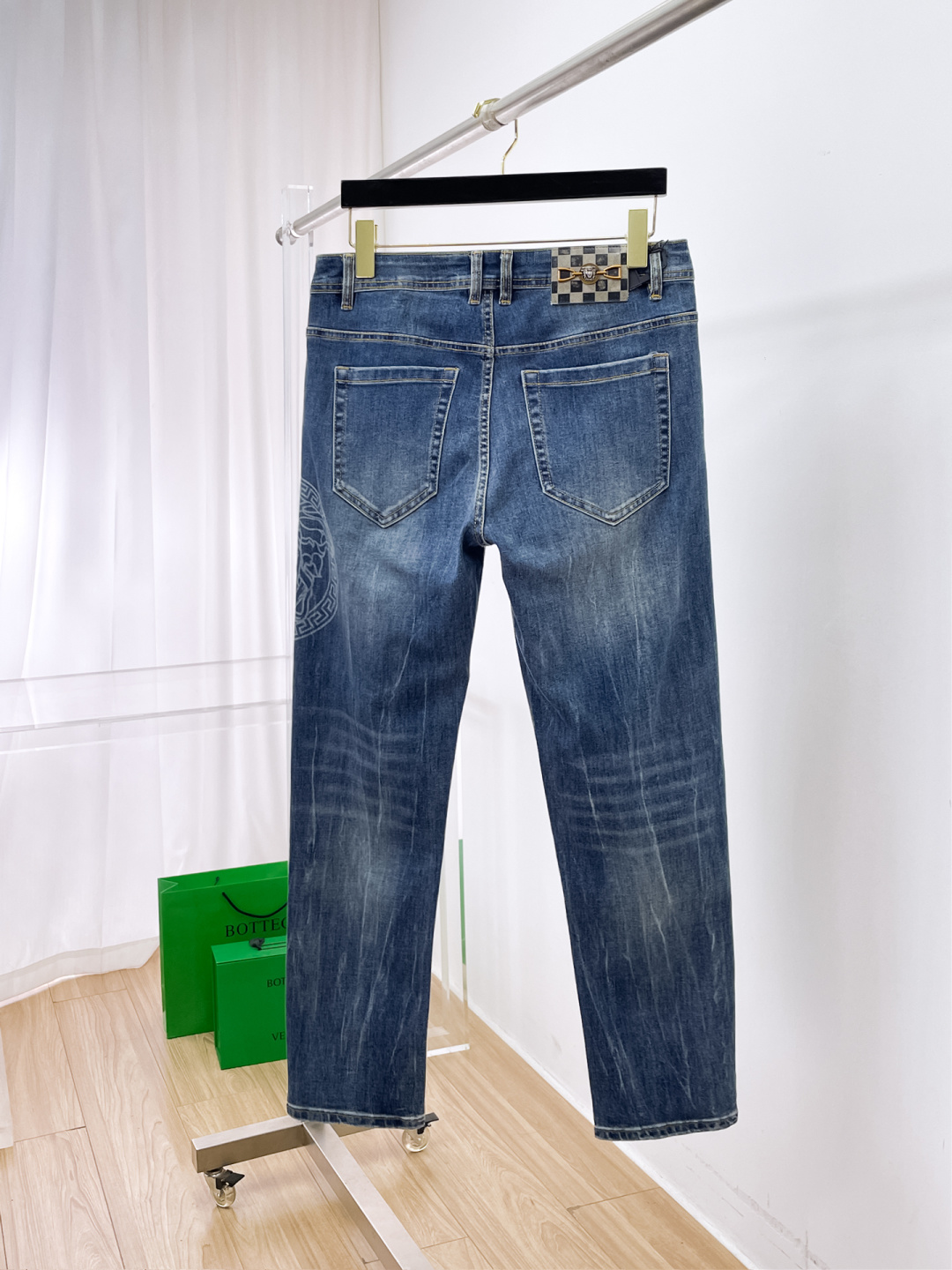 Versace Male Jeans Denim Slim Fit