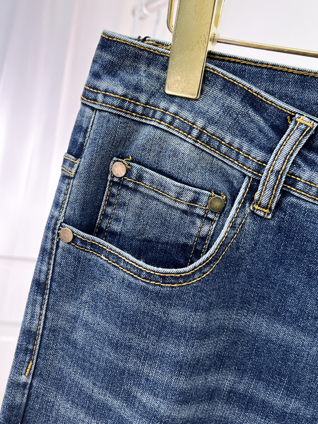 Versace Male Jeans Denim Slim Fit