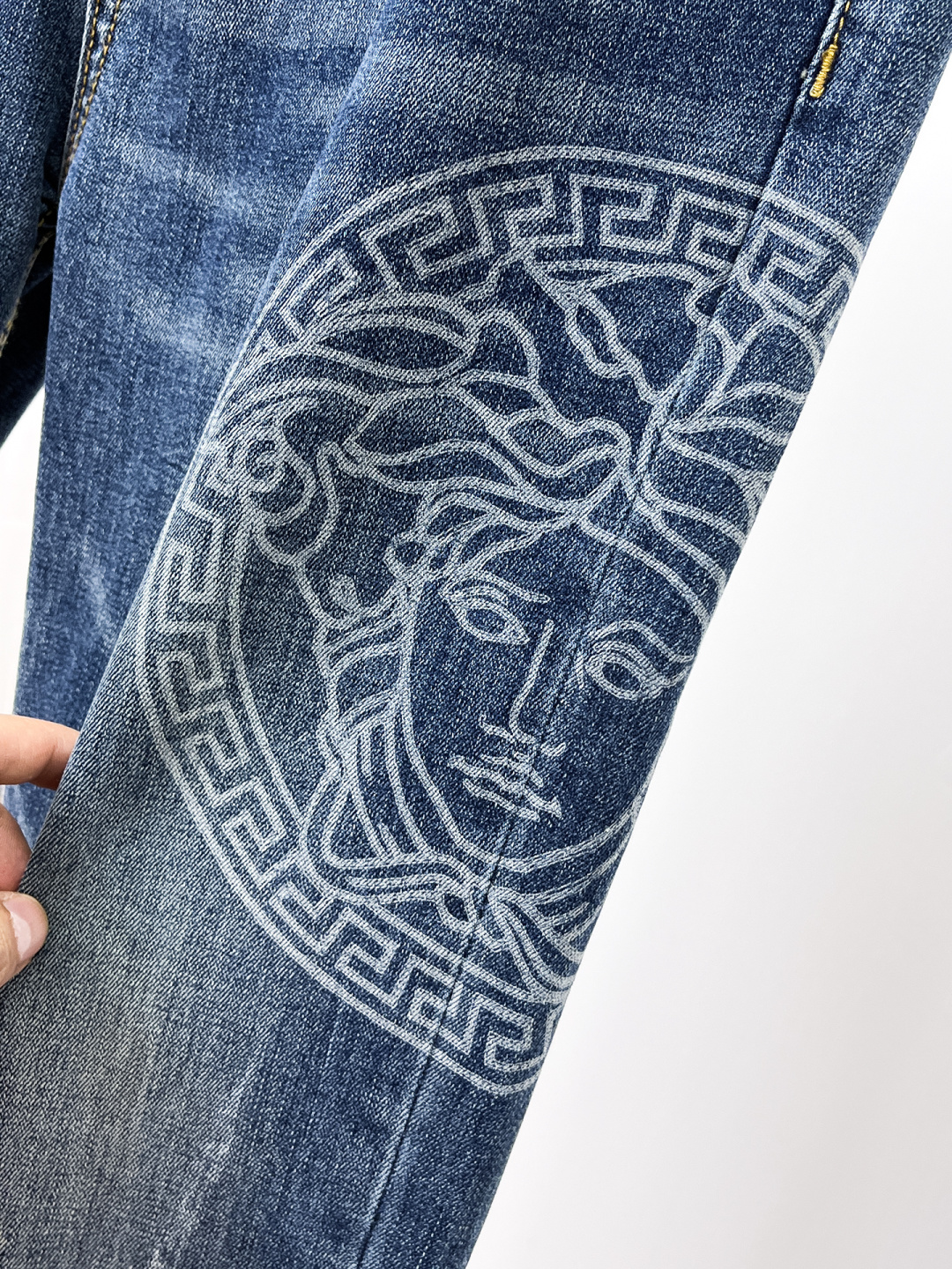 Versace Male Jeans Denim Slim Fit