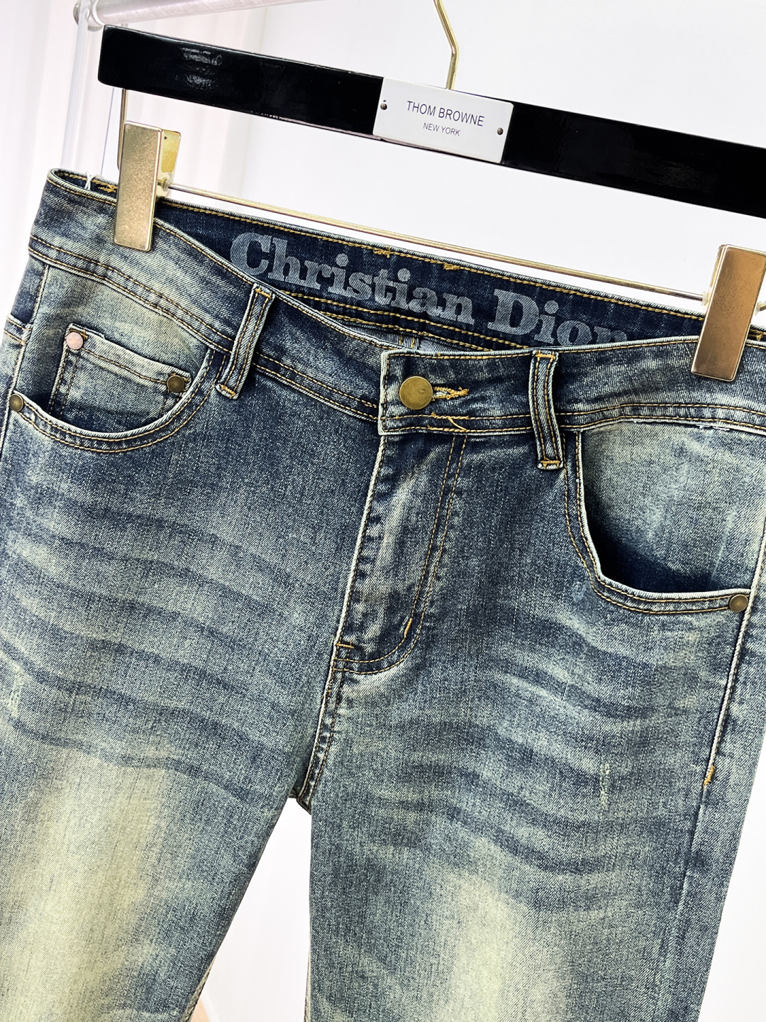 Dior Male Jeans Denim Slim Fit
