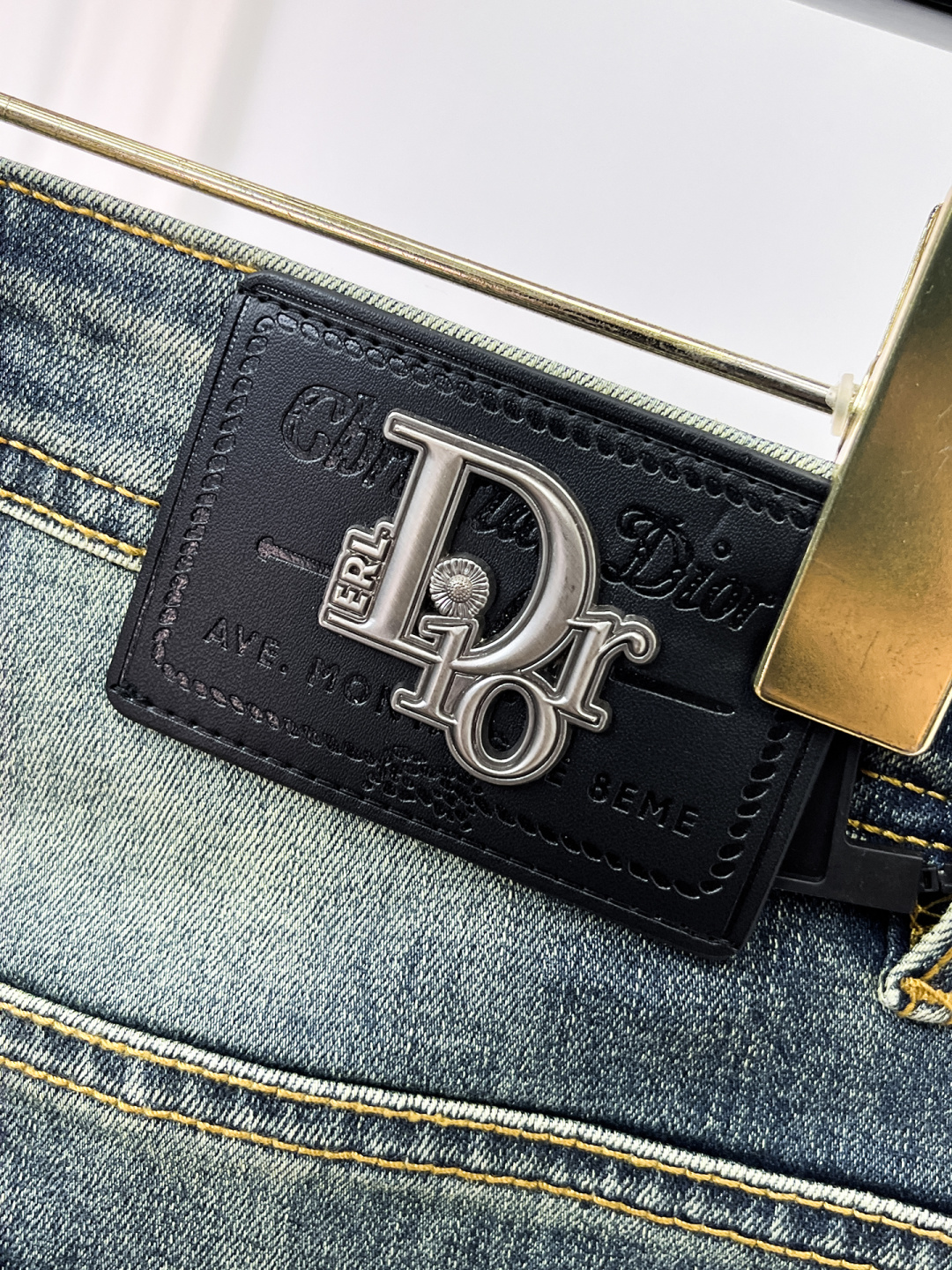 Dior Male Jeans Denim Slim Fit