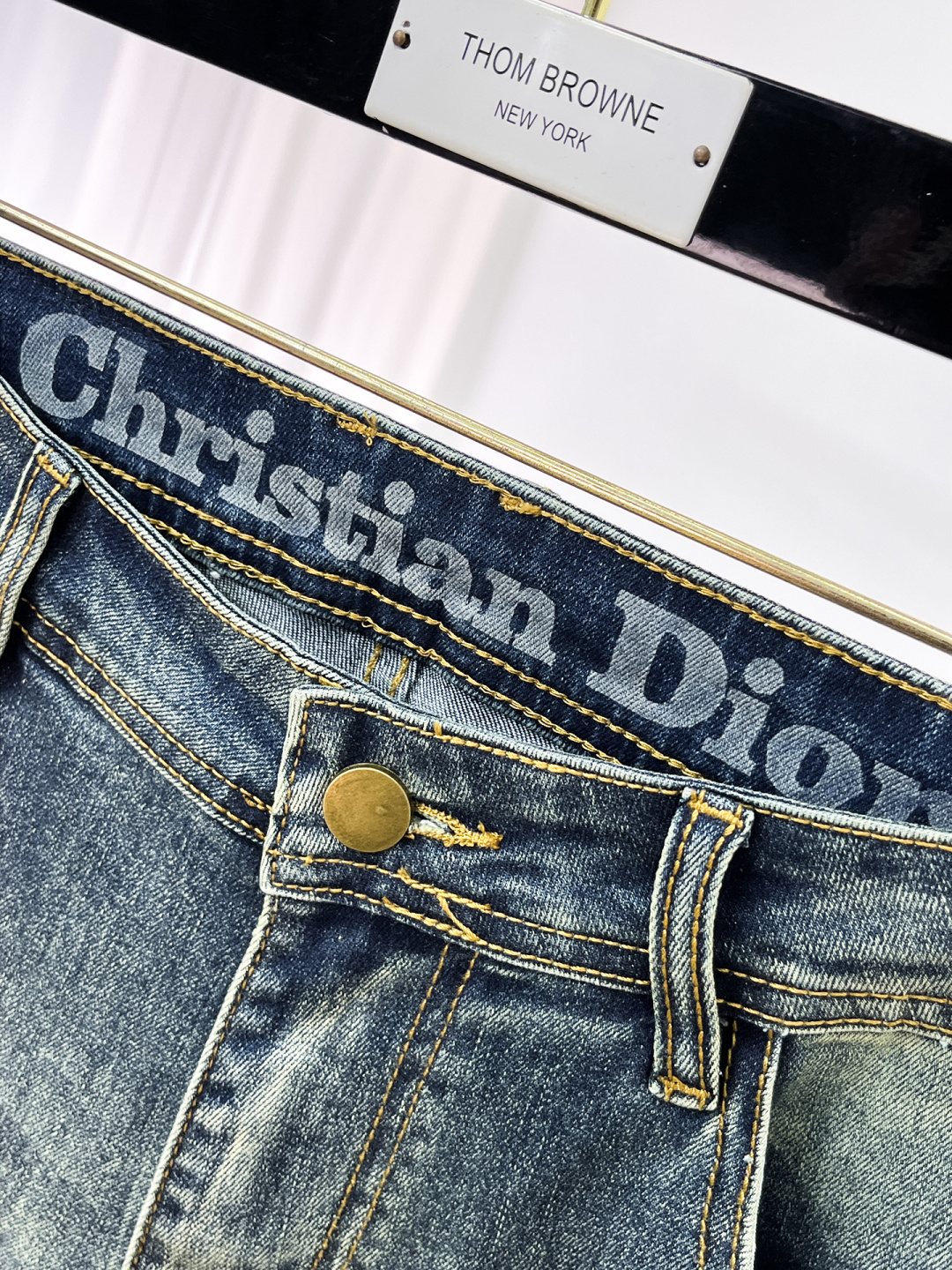 Dior Male Jeans Denim Slim Fit