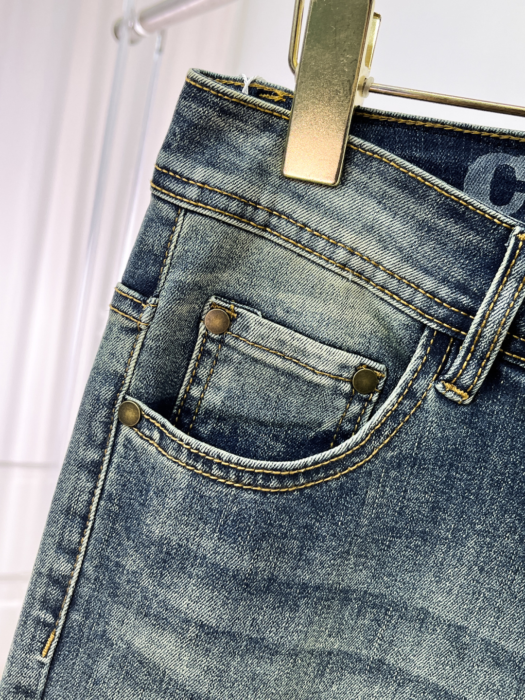 Dior Male Jeans Denim Slim Fit