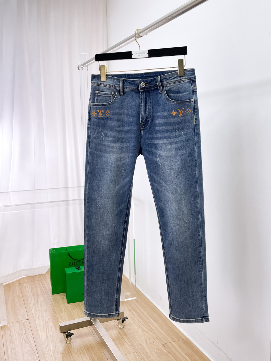 Louis Vuitton Male Jeans Denim Slim Fit L