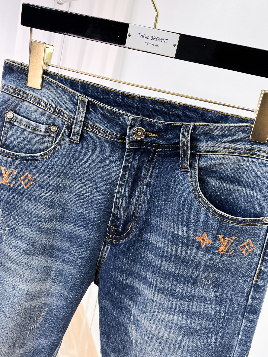 Louis Vuitton Male Jeans Denim Slim Fit L
