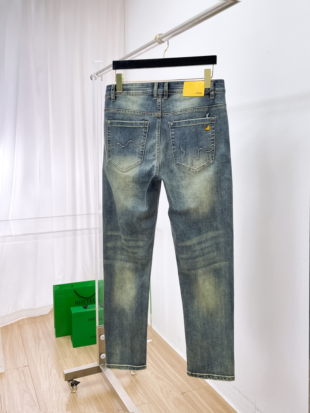Fendi Male Jeans Denim Slim Fit