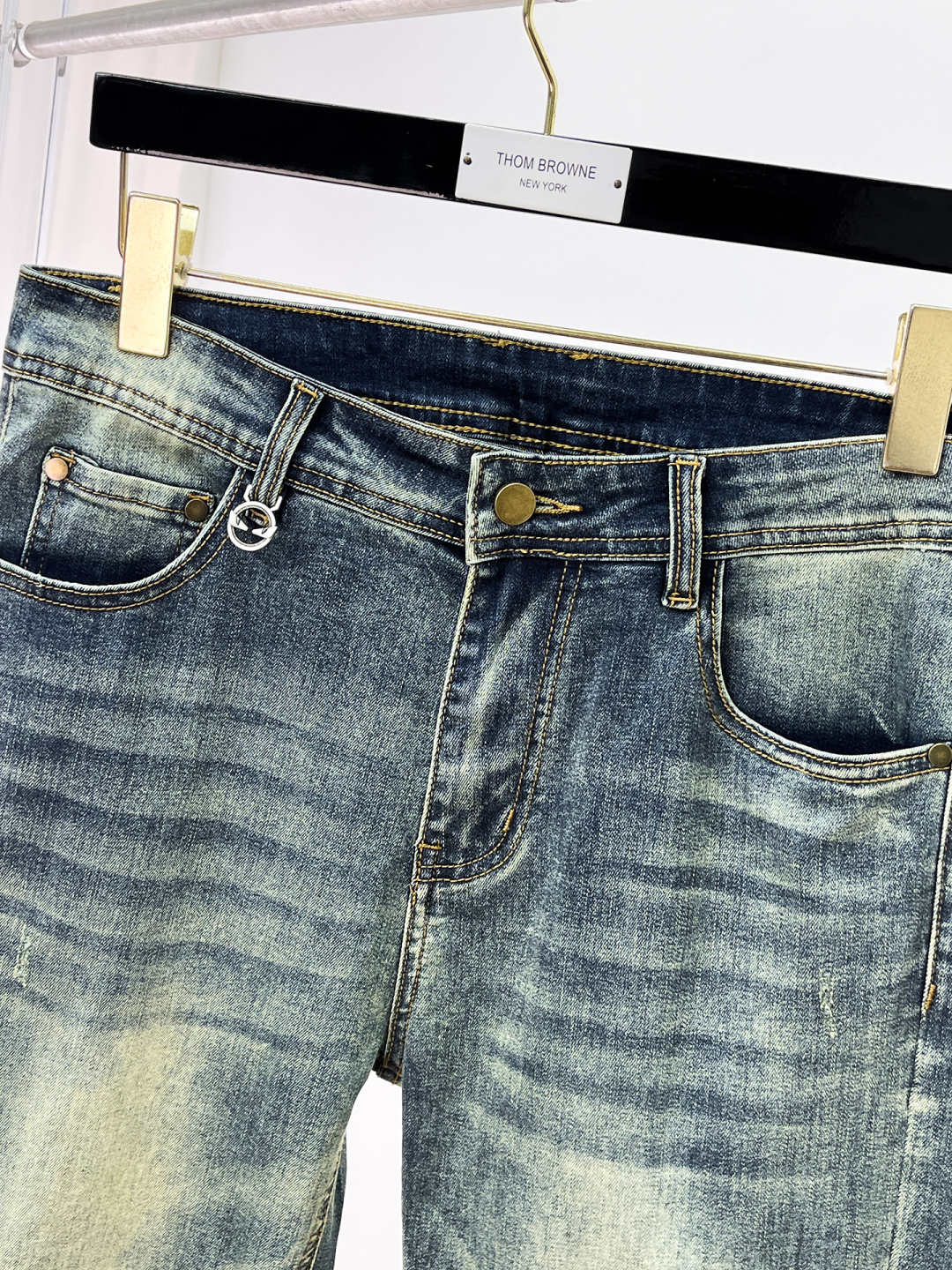 Fendi Male Jeans Denim Slim Fit