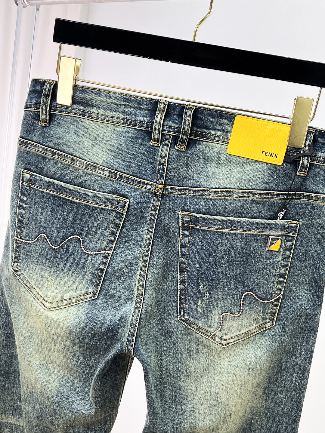 Fendi Male Jeans Denim Slim Fit