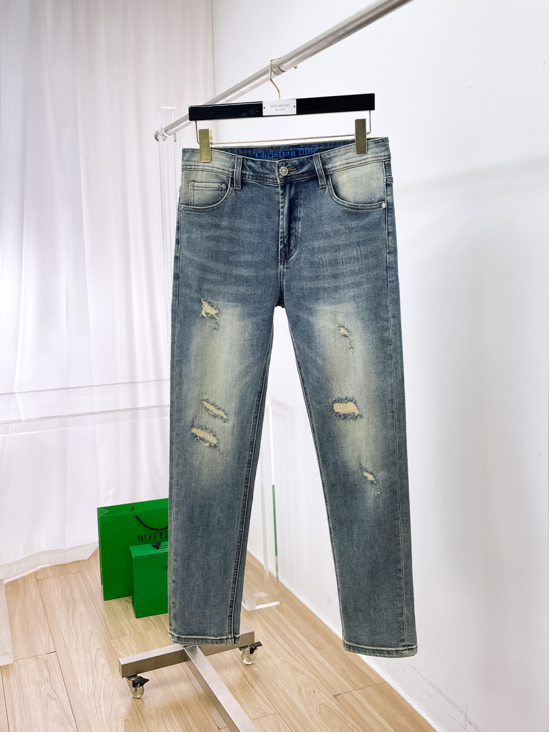 Dior Male Jeans Denim Slim Fit