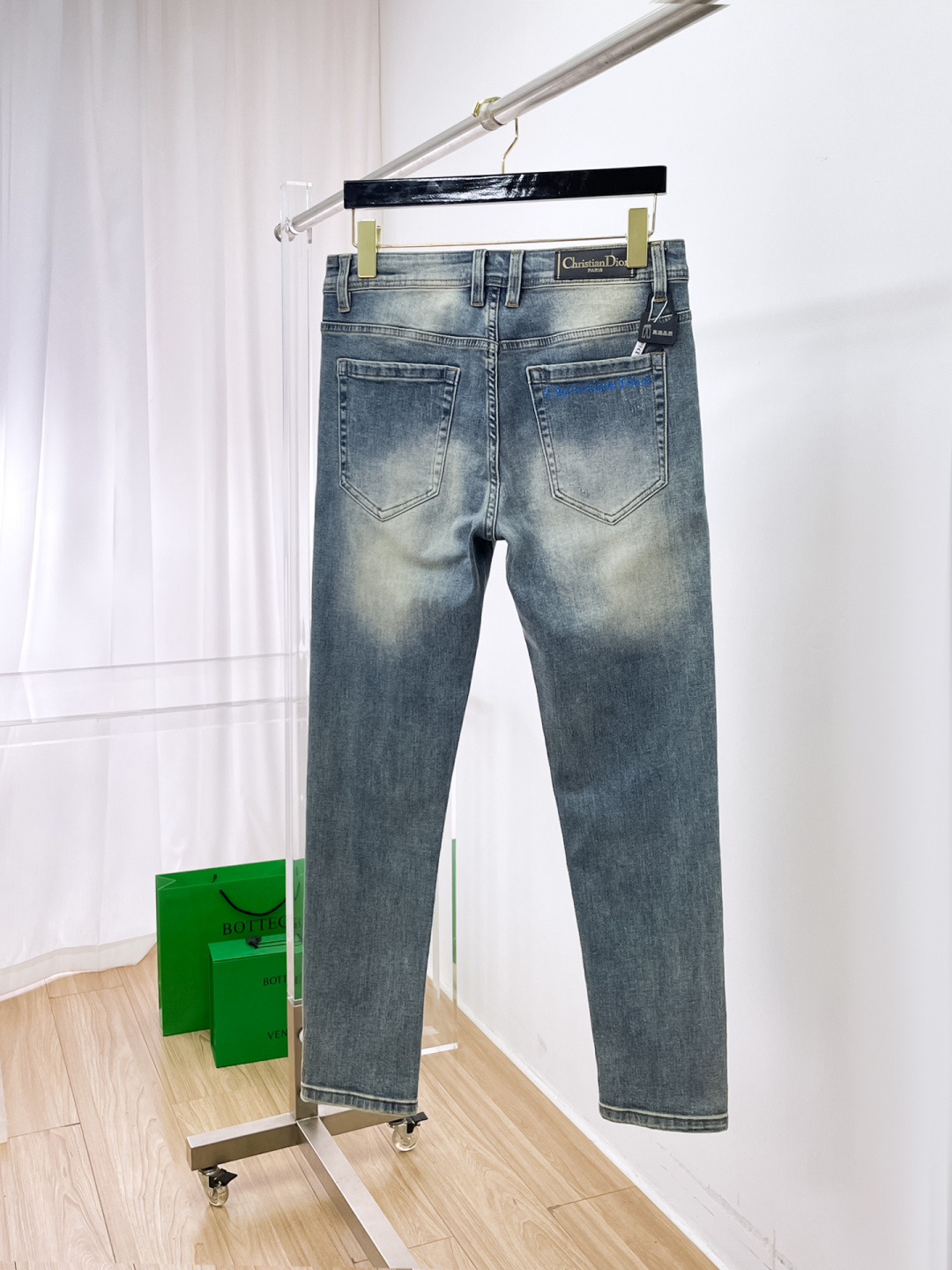 Dior Male Jeans Denim Slim Fit
