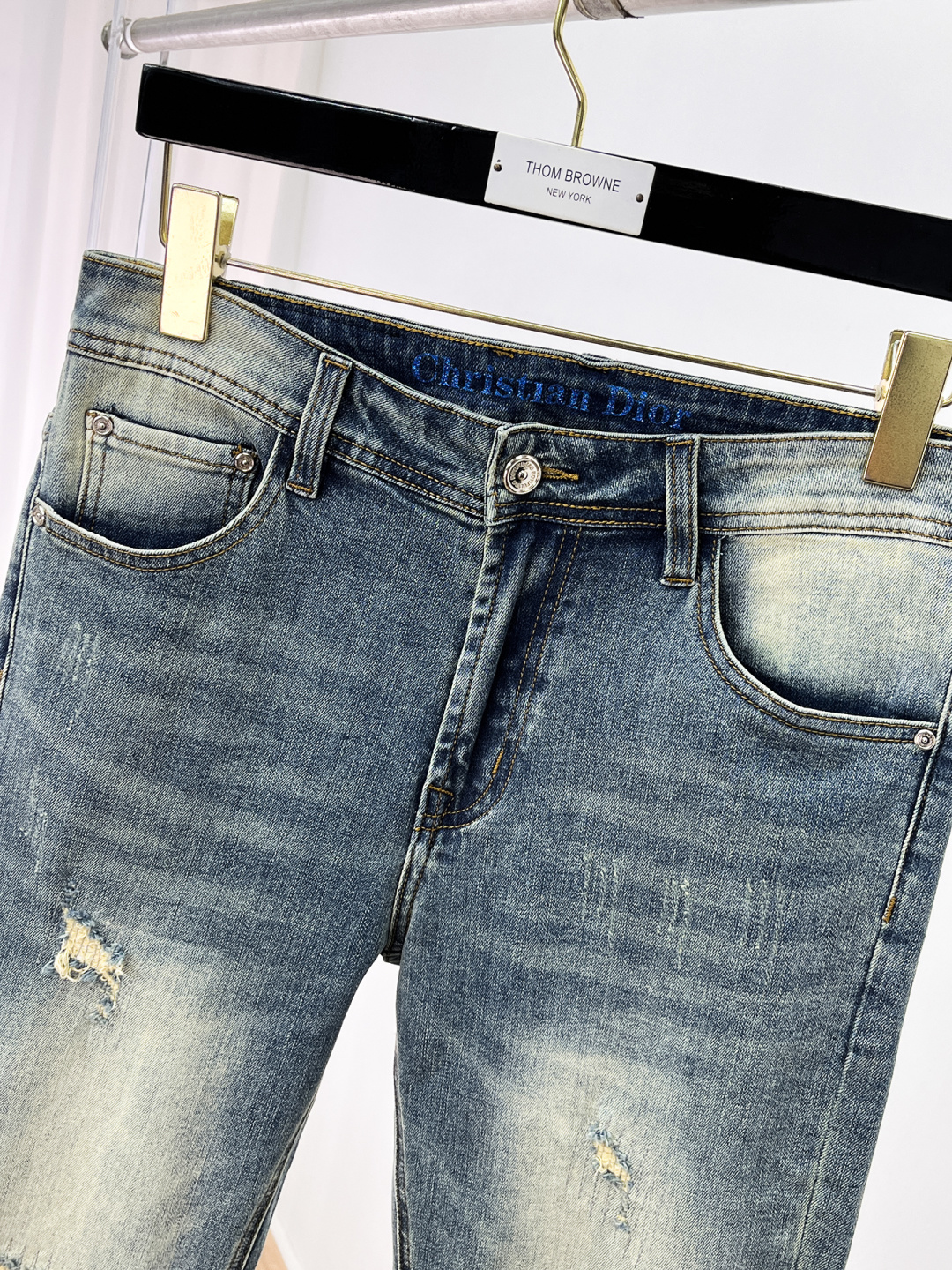 Dior Male Jeans Denim Slim Fit