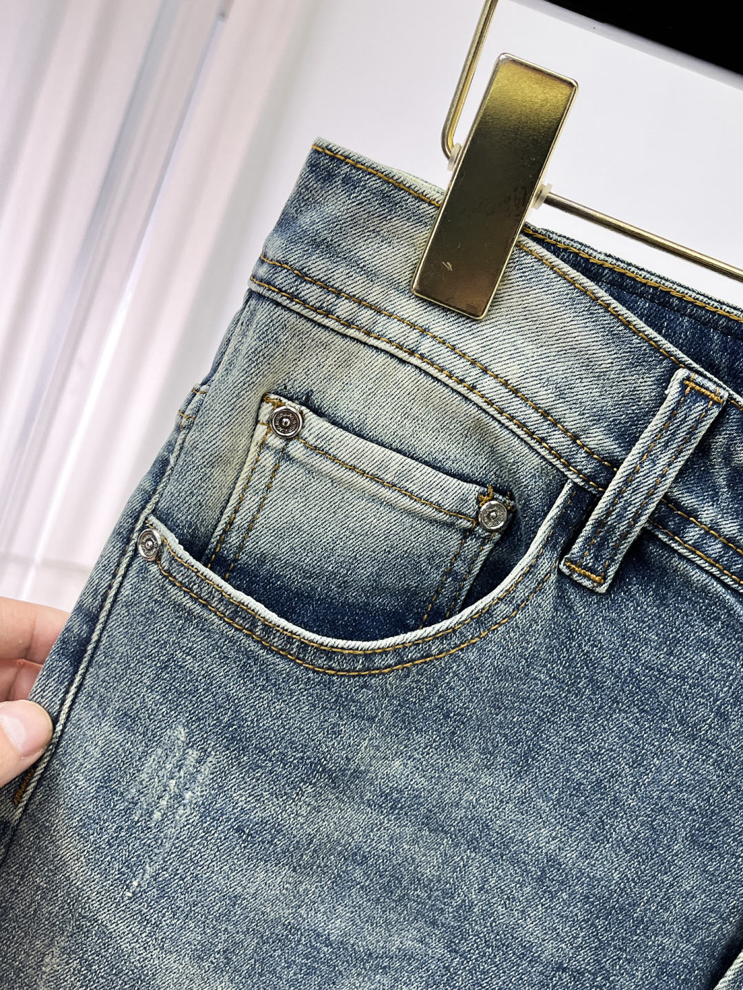 Dior Male Jeans Denim Slim Fit