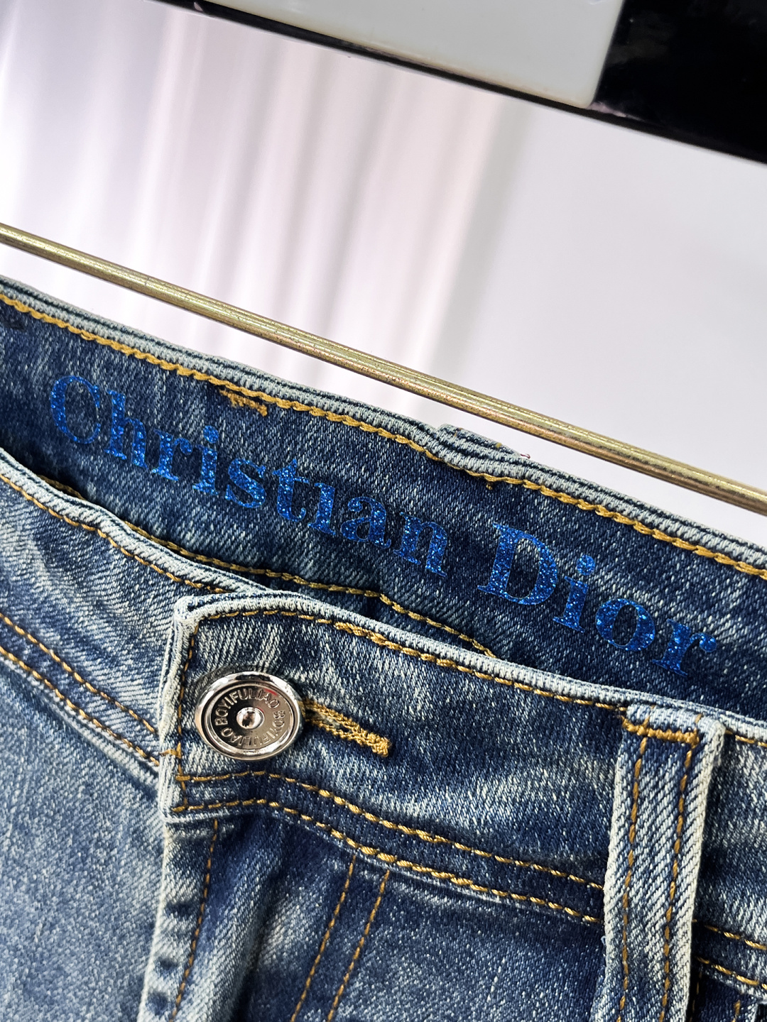 Dior Male Jeans Denim Slim Fit