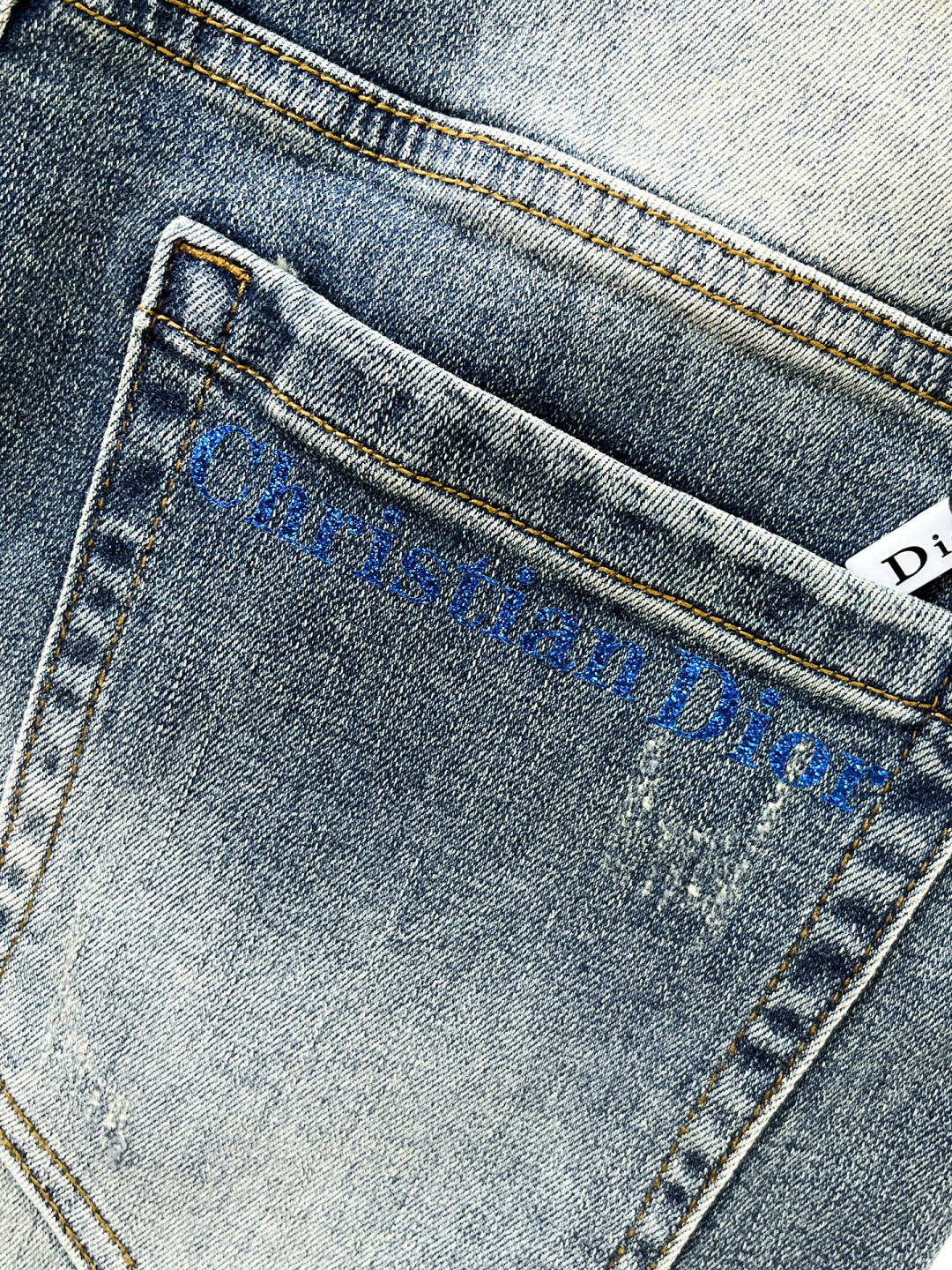Dior Male Jeans Denim Slim Fit