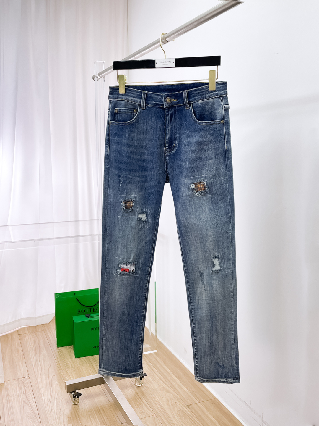 Burberry Male Jeans Denim Slim Fit