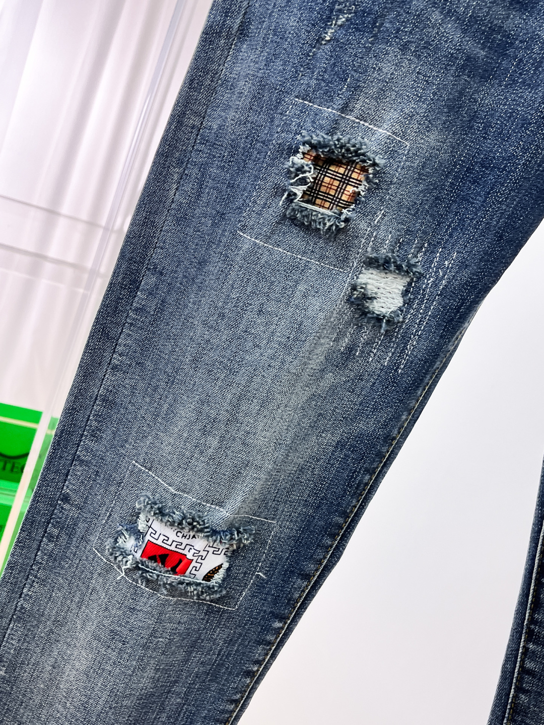 Burberry Male Jeans Denim Slim Fit