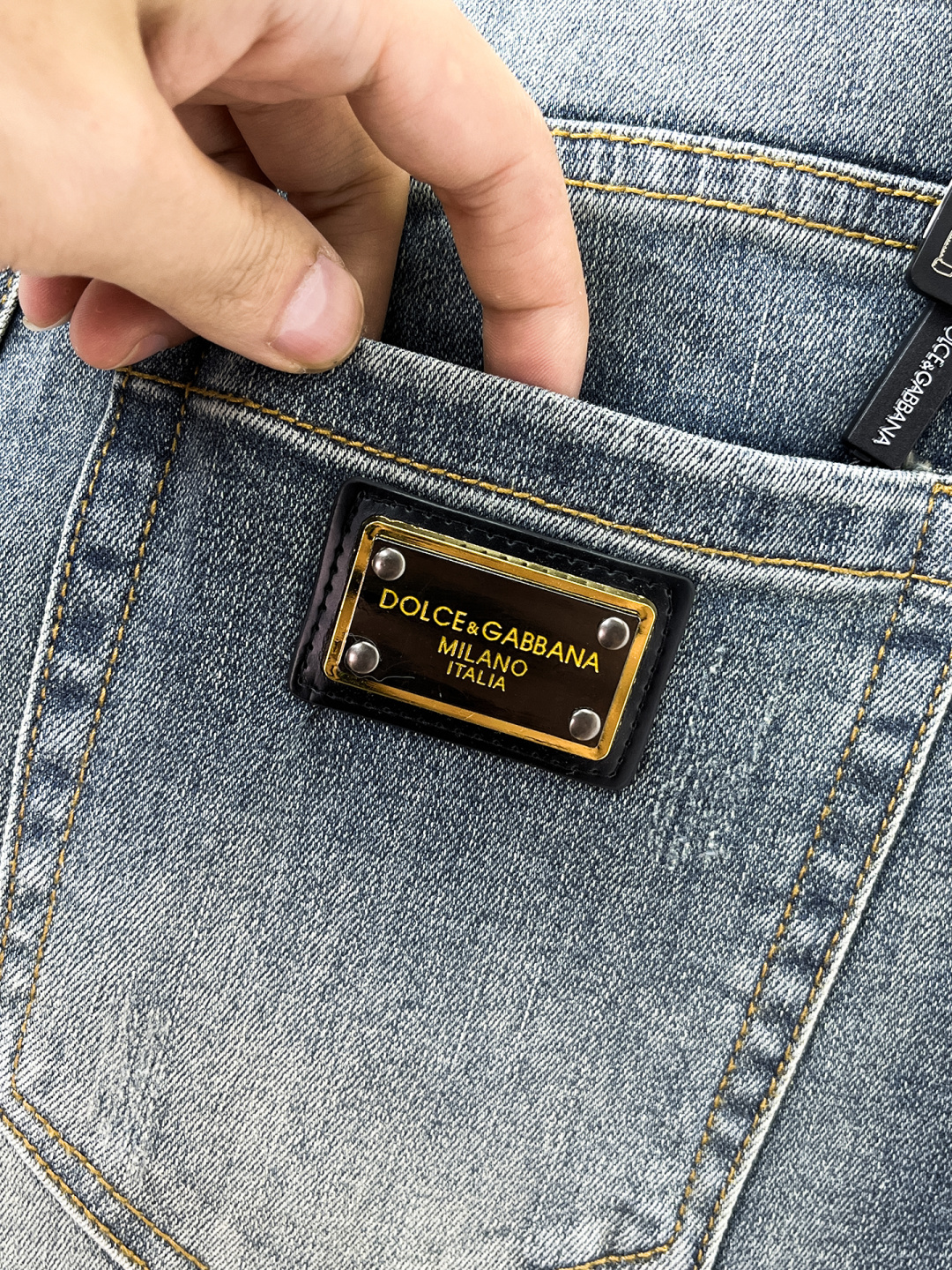 Louis Vuitton Male Jeans Denim Slim Fit