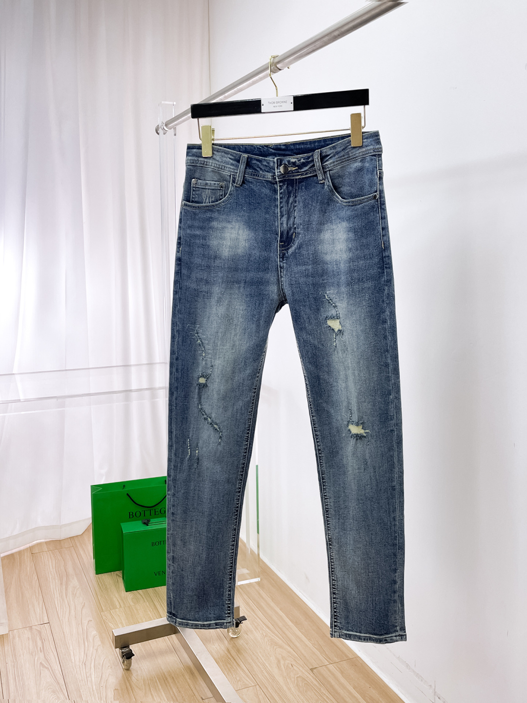 Moncler Male Jeans Denim Slim Fit M-l