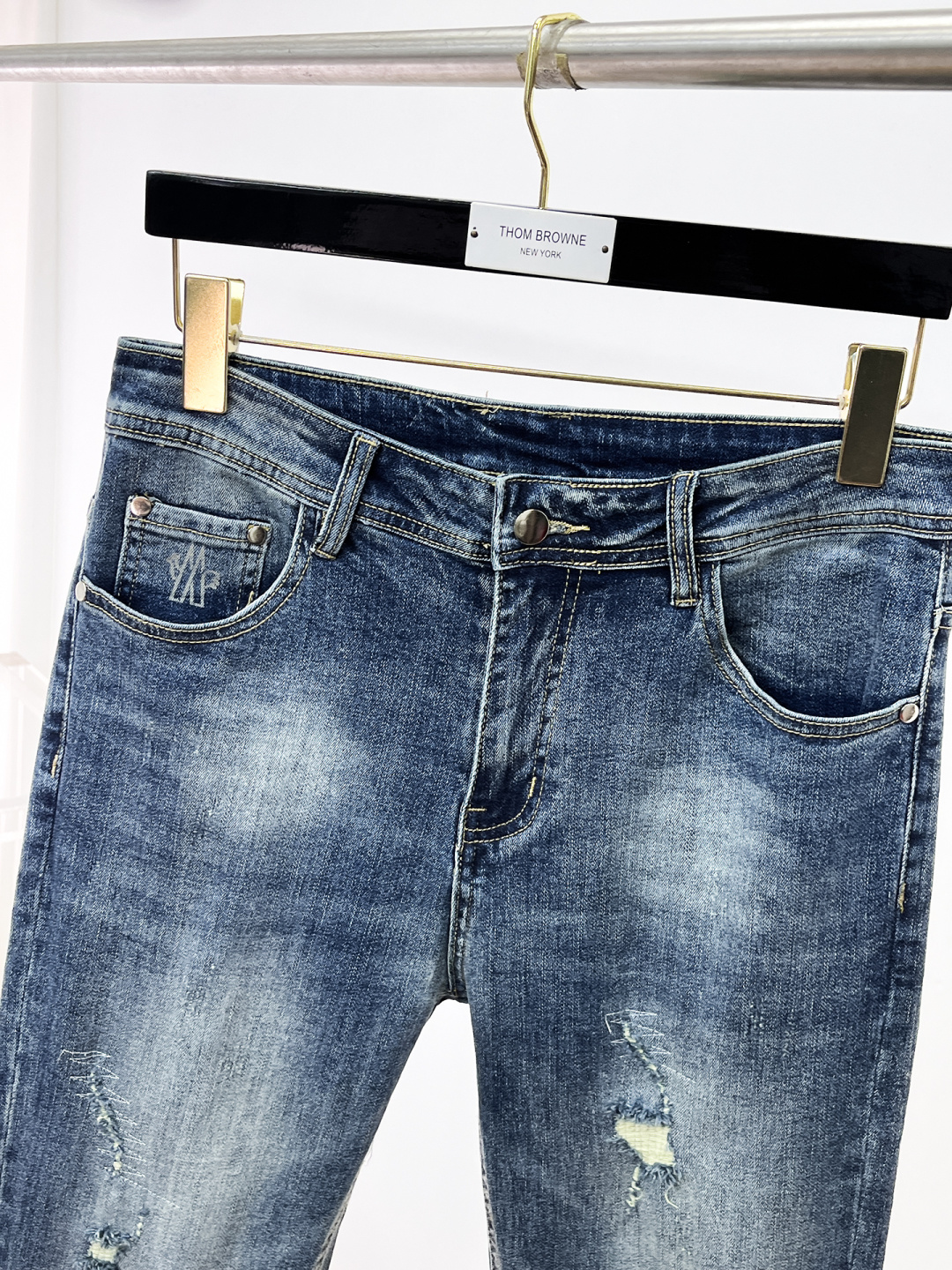 Moncler Male Jeans Denim Slim Fit M-l
