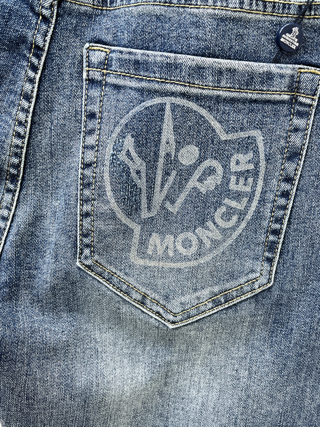 Moncler Male Jeans Denim Slim Fit M-l