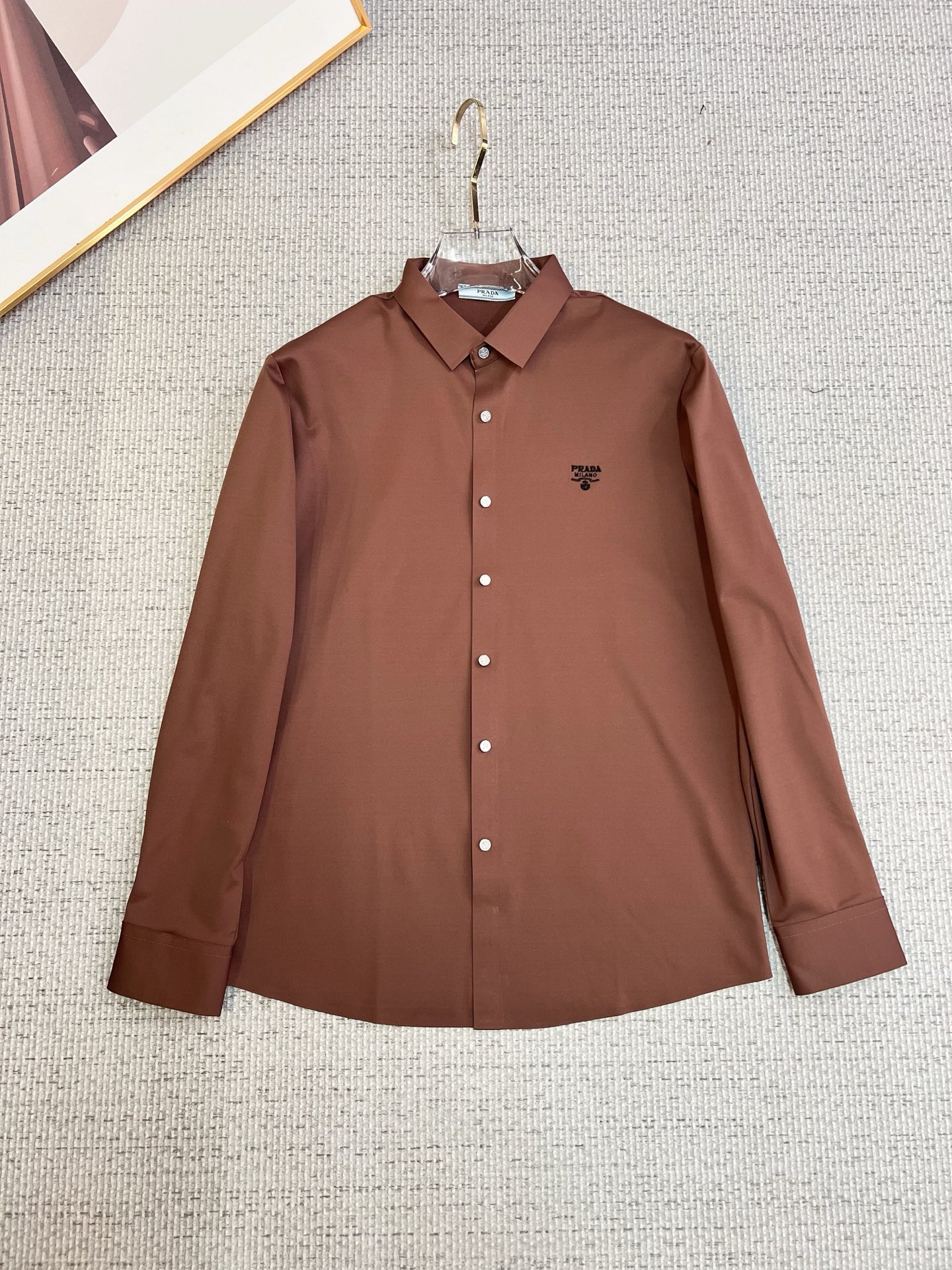 Prada Male Shirt Cotton Slim Fit M-xl